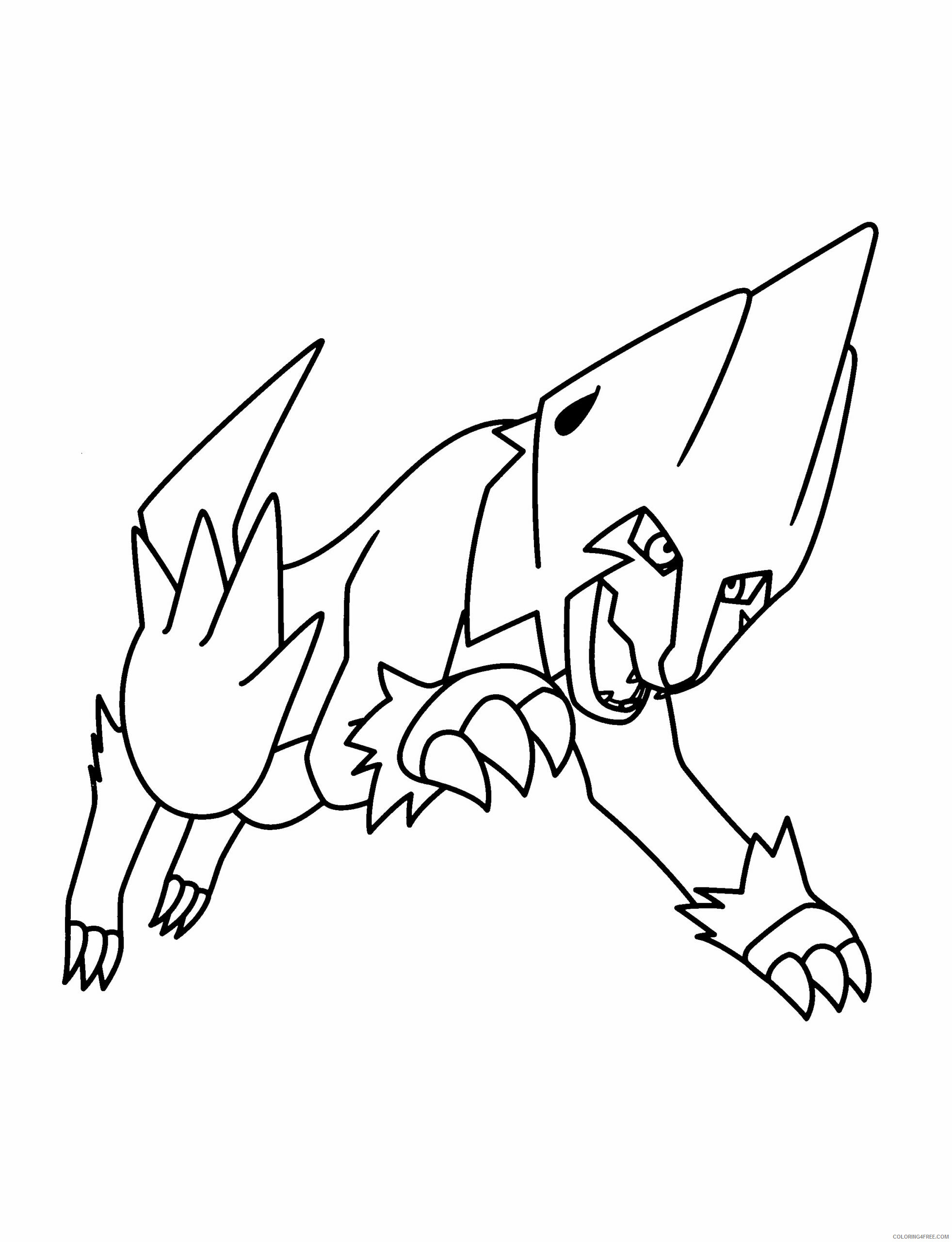 Pokemon Advanced Coloring Pages Anime pokemon advanced 250 Printable 2021 291 Coloring4free