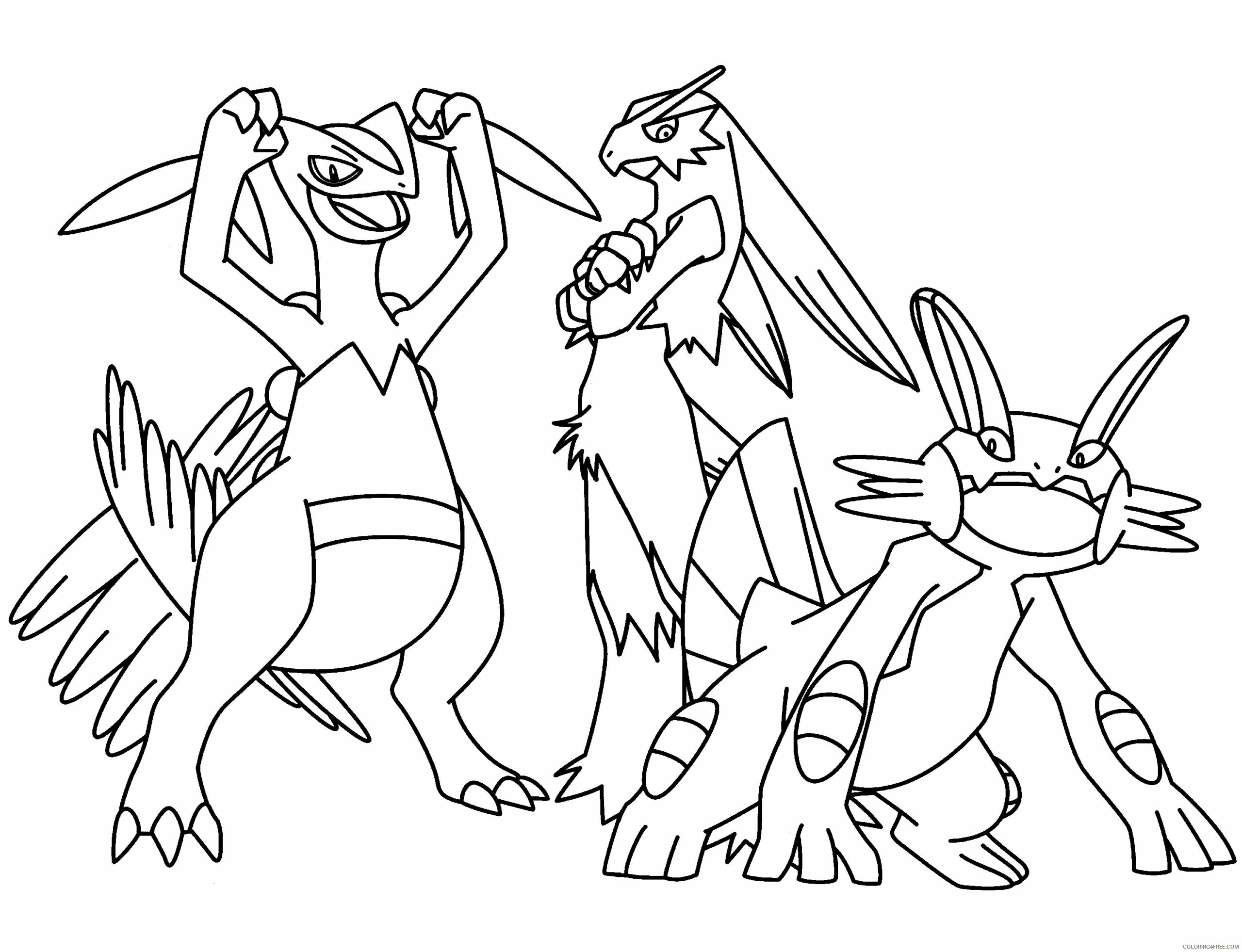 Pokemon Advanced Coloring Pages Anime pokemon advanced 256 Printable 2021 297 Coloring4free