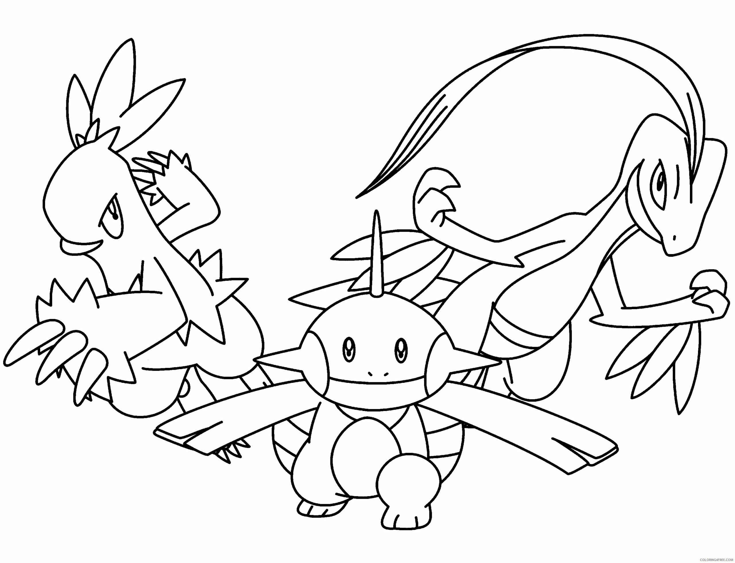 Pokemon Advanced Coloring Pages Anime pokemon advanced 257 Printable 2021 298 Coloring4free