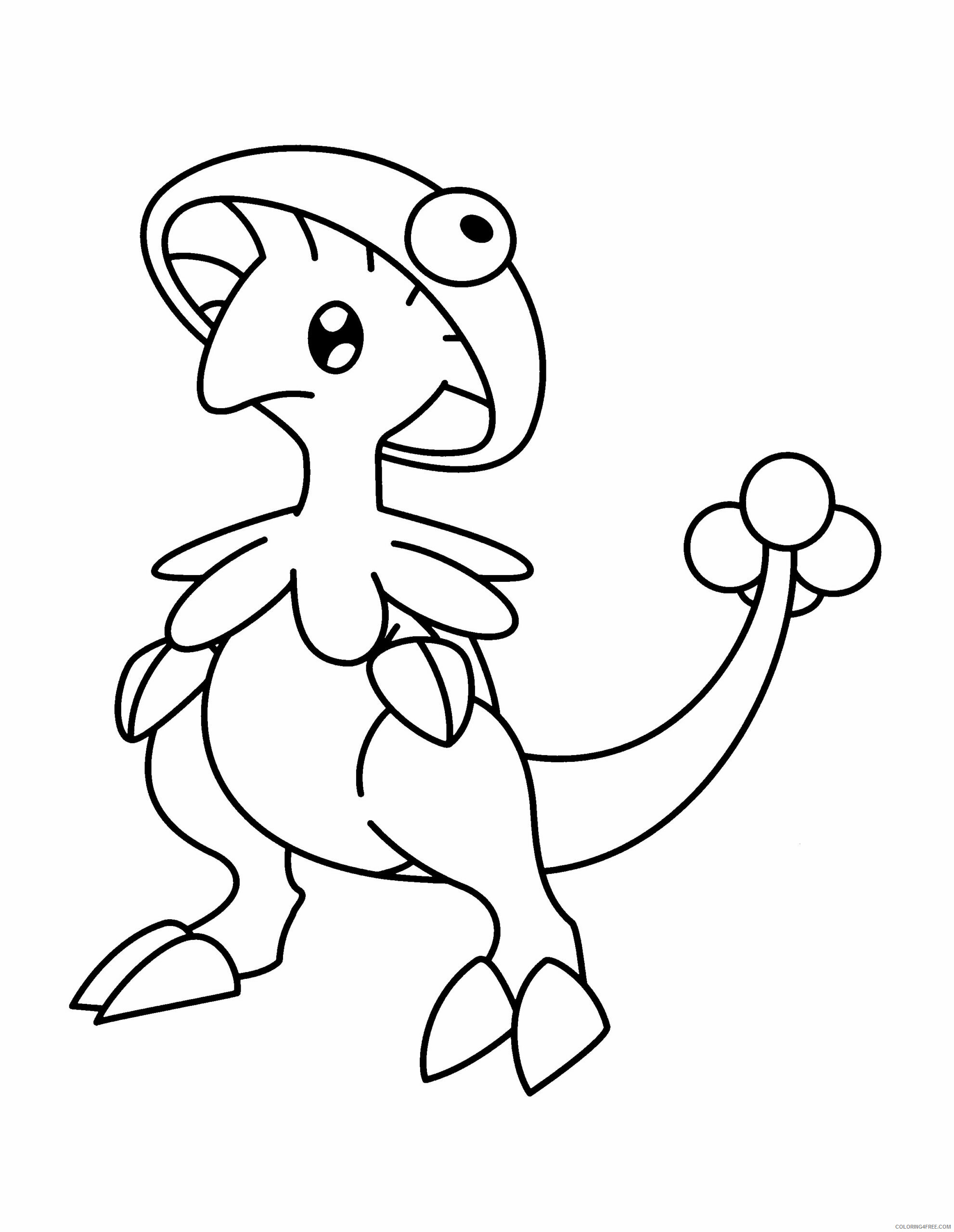 Pokemon Advanced Coloring Pages Anime pokemon advanced 99 Printable 2021 455 Coloring4free