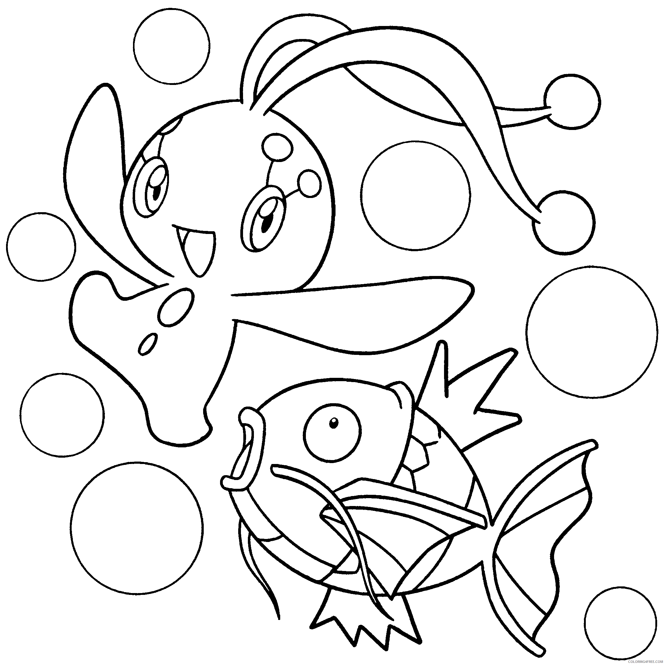 Pokemon Diamond Pearl Coloring Pages Anime pokemon diamond pearl 111 Printable 2021 595 Coloring4free