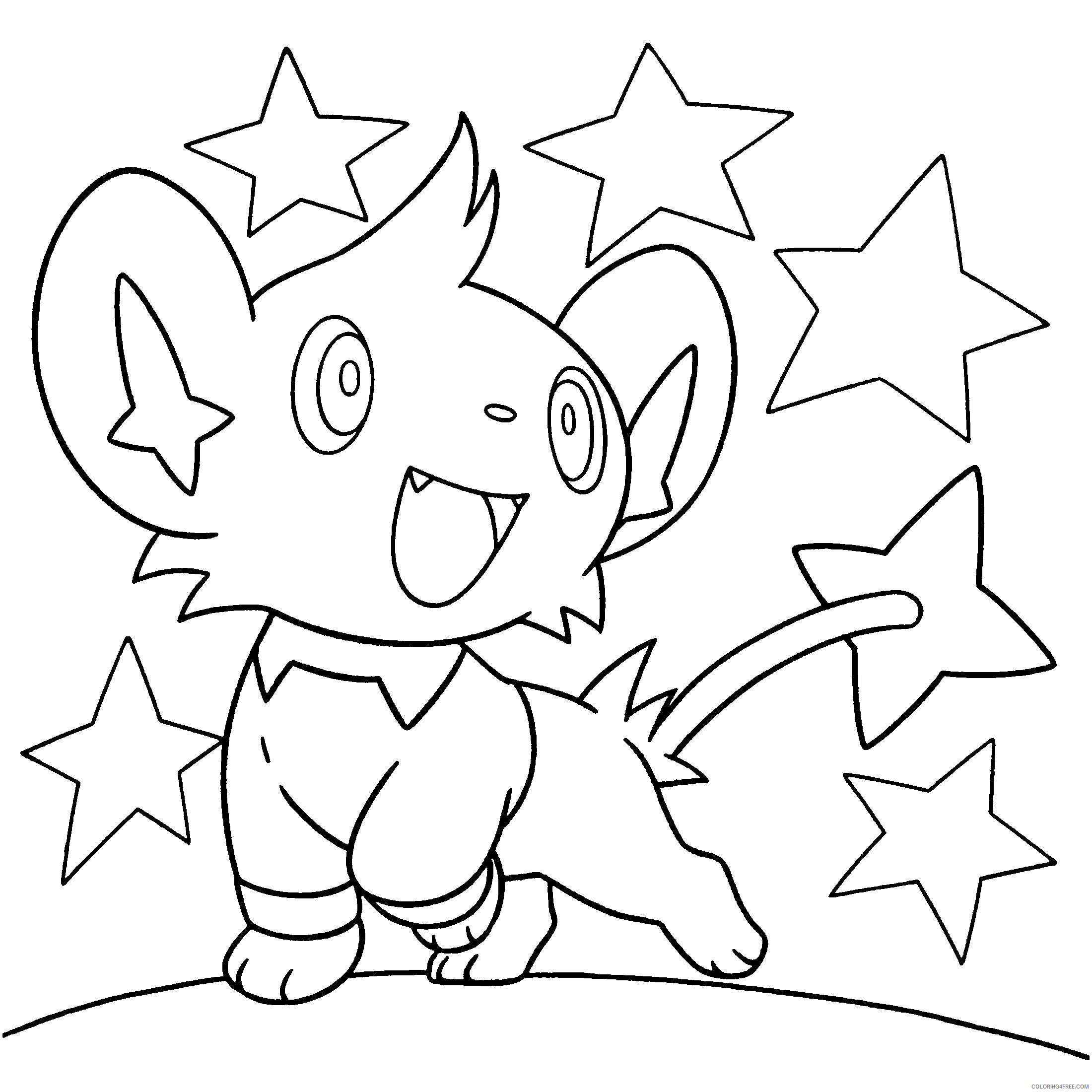Pokemon Diamond Pearl Coloring Pages Anime pokemon diamond pearl 114 Printable 2021 598 Coloring4free
