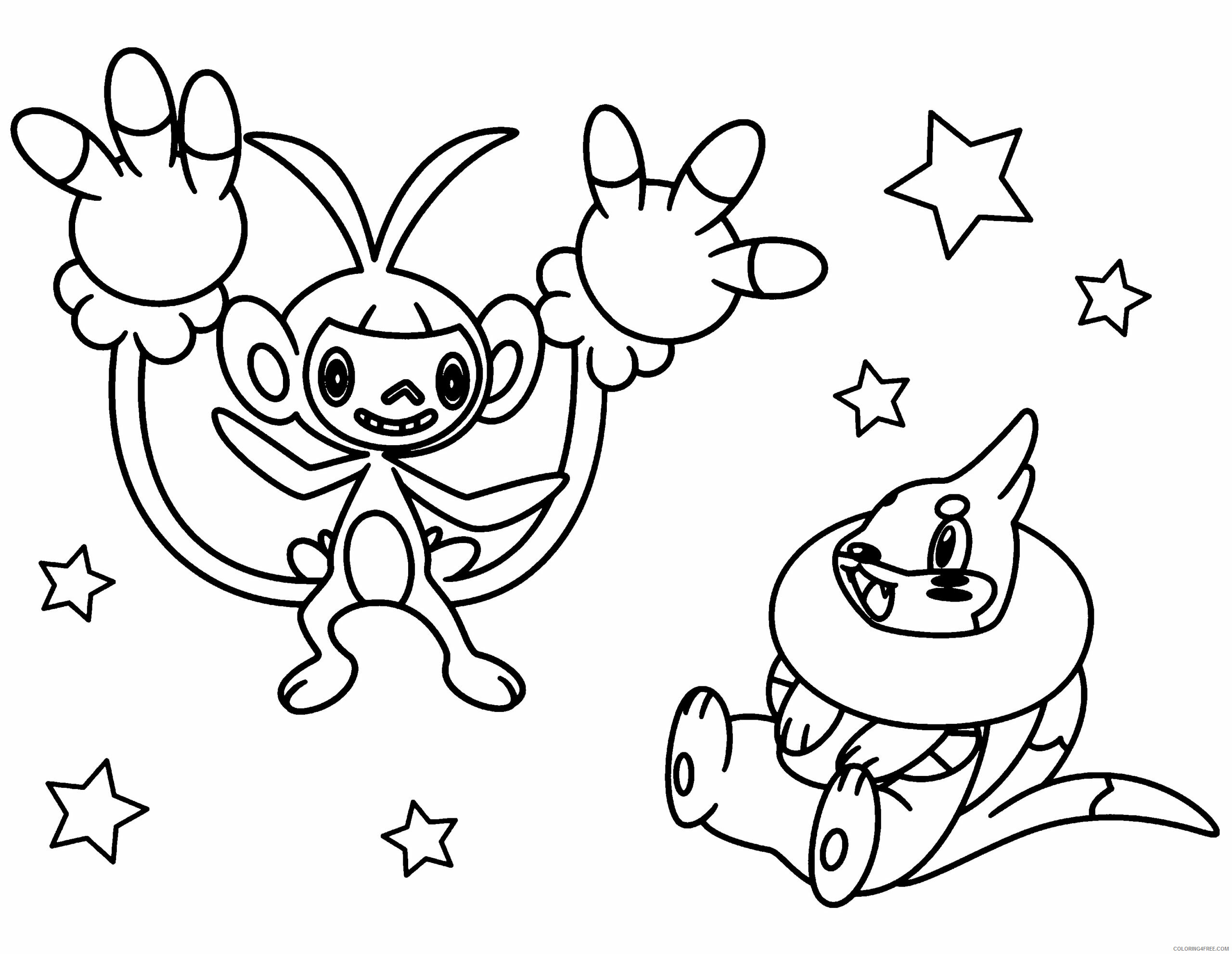 Pokemon Diamond Pearl Coloring Pages Anime pokemon diamond pearl 123 Printable 2021 607 Coloring4free