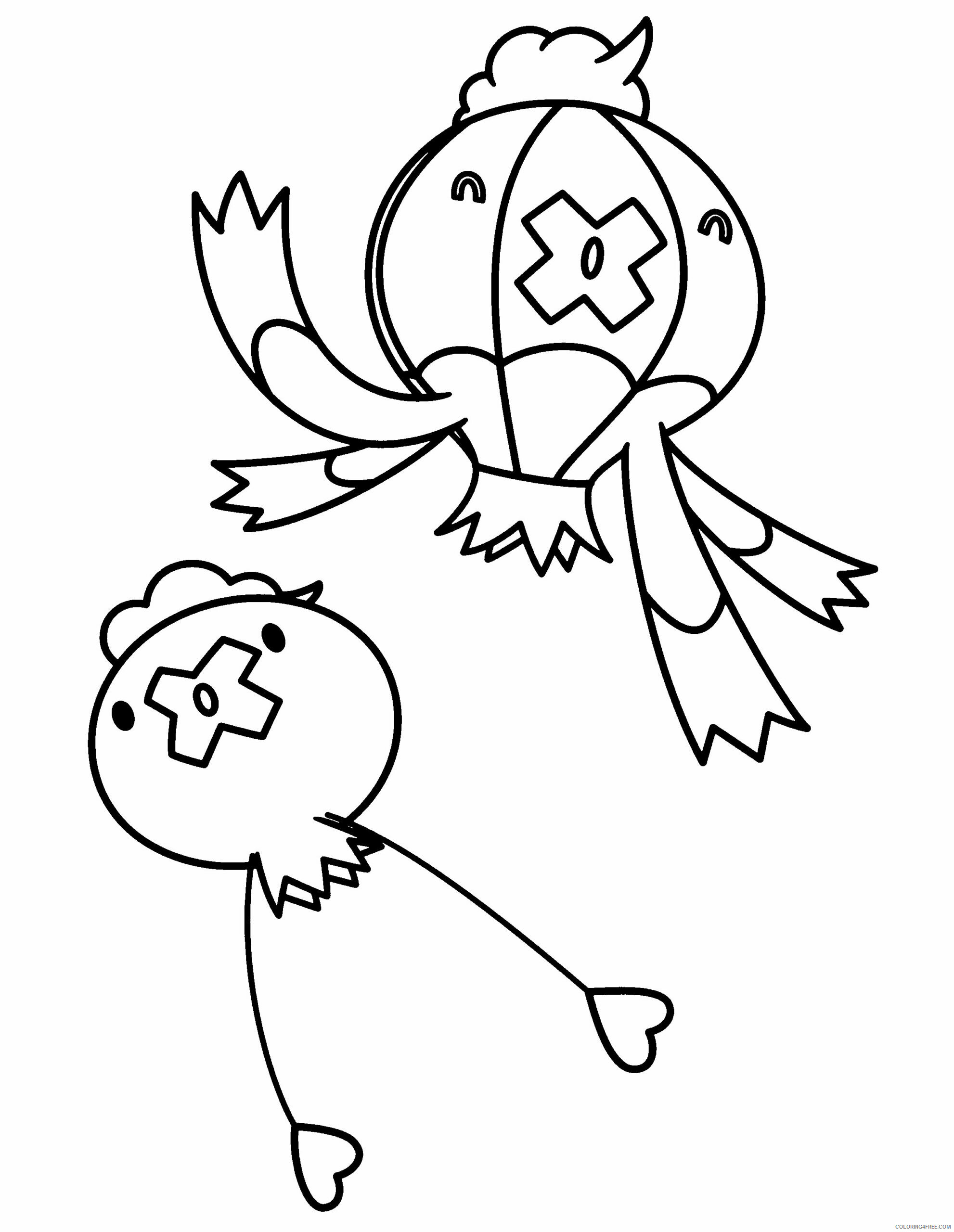Pokemon Diamond Pearl Coloring Pages Anime pokemon diamond pearl 125 Printable 2021 609 Coloring4free