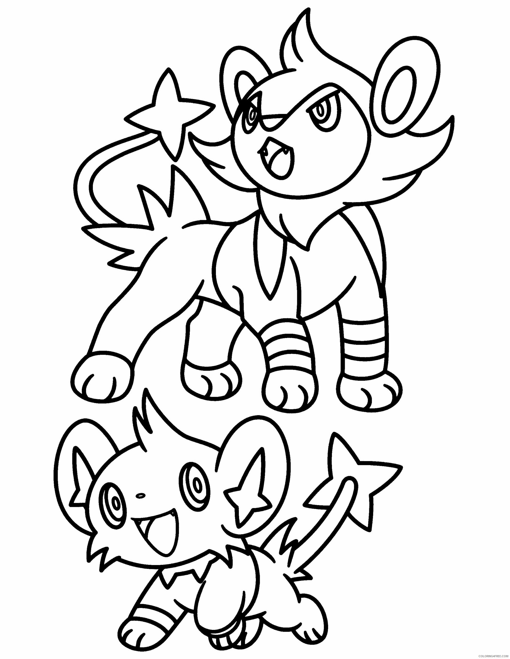 Pokemon Diamond Pearl Coloring Pages Anime pokemon diamond pearl 128 Printable 2021 612 Coloring4free