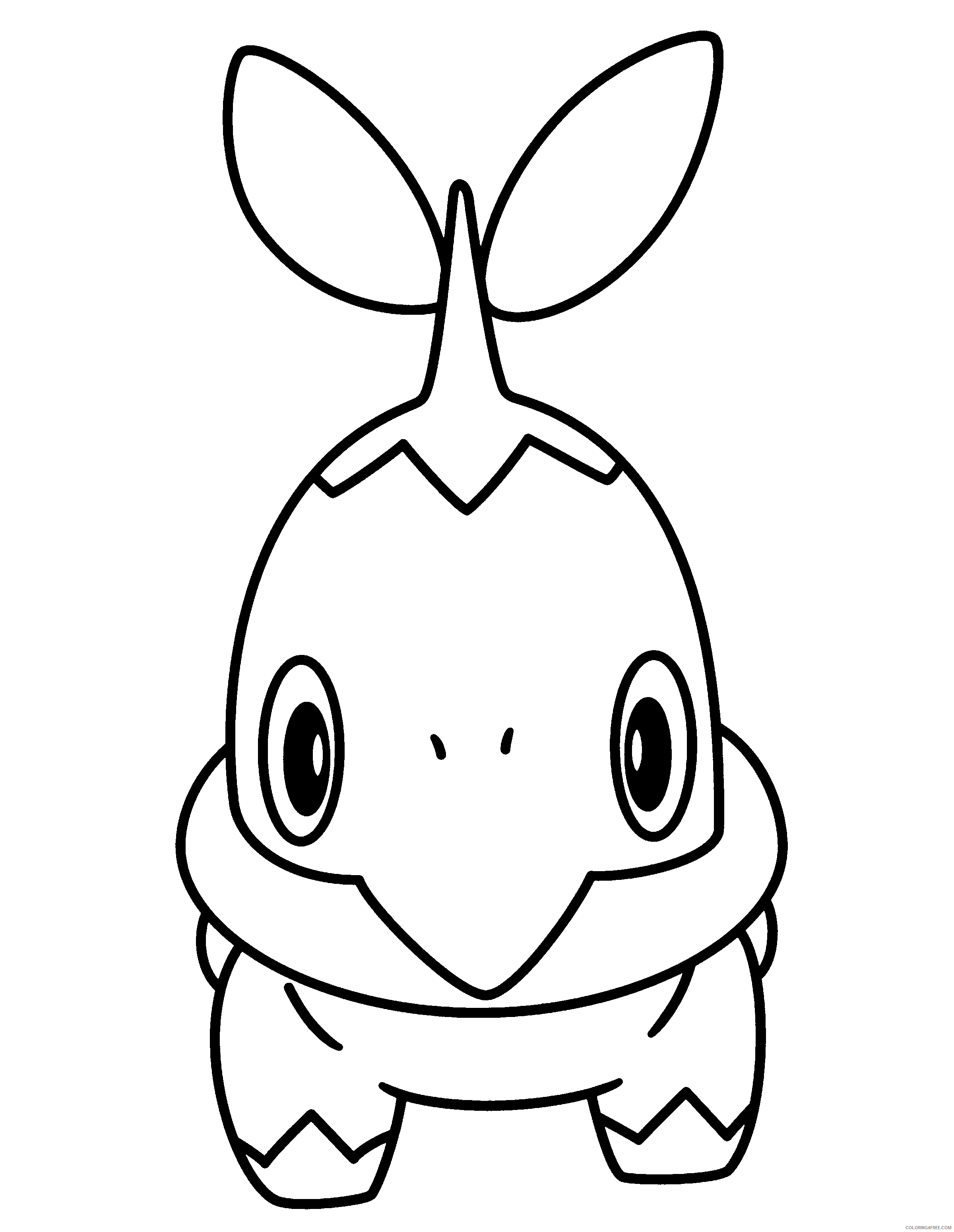 Pokemon Diamond Pearl Coloring Pages Anime pokemon diamond pearl 13 Printable 2021 614 Coloring4free