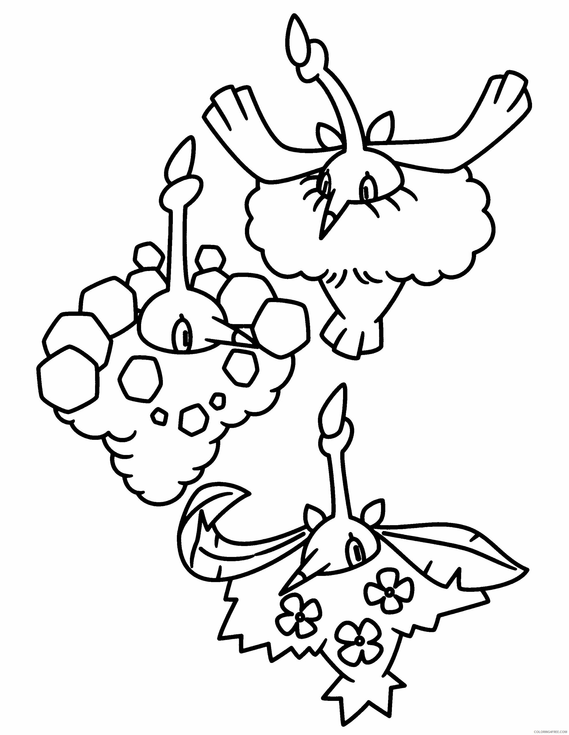 Pokemon Diamond Pearl Coloring Pages Anime pokemon diamond pearl 130 Printable 2021 615 Coloring4free