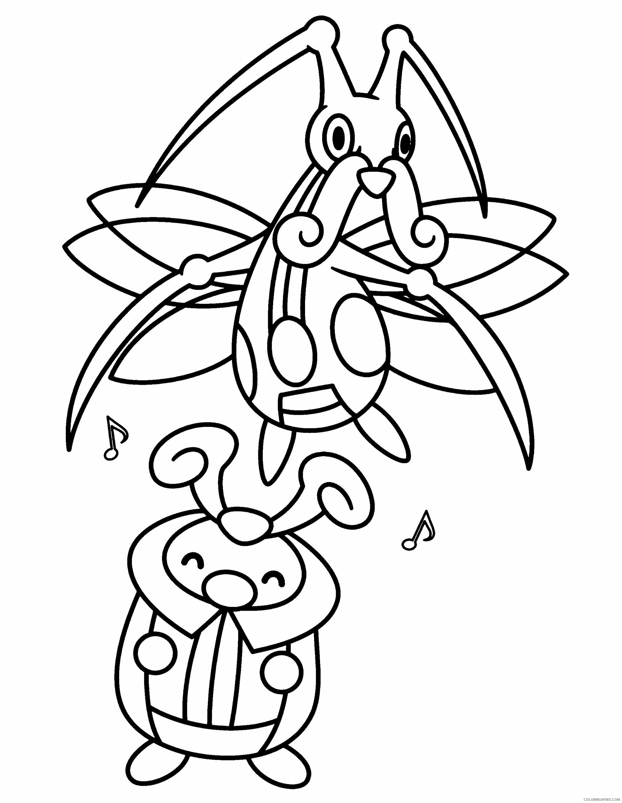 Pokemon Diamond Pearl Coloring Pages Anime pokemon diamond pearl 132 Printable 2021 617 Coloring4free