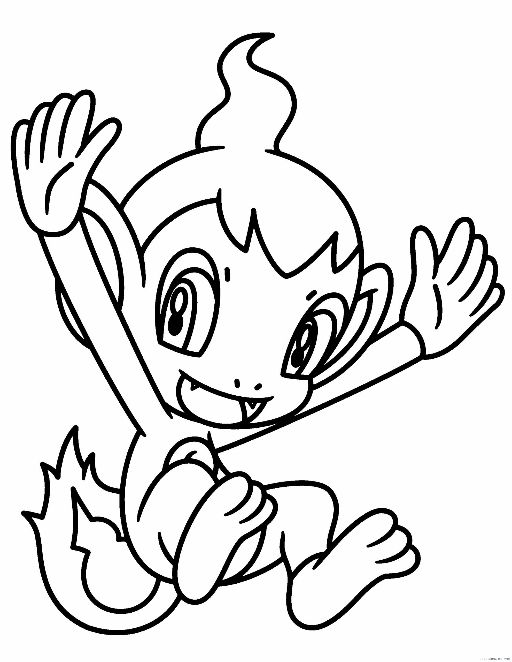 Pokemon Diamond Pearl Coloring Pages Anime pokemon diamond pearl 138 Printable 2021 623 Coloring4free