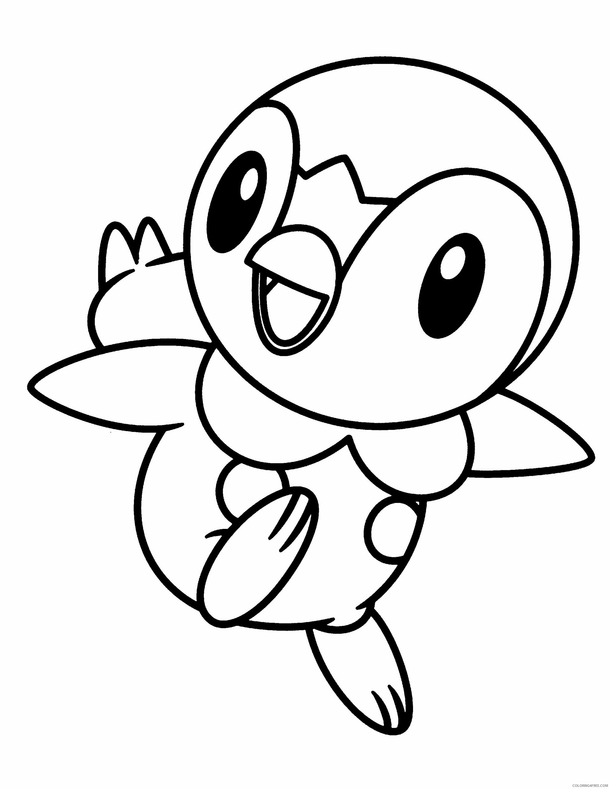 Pokemon Diamond Pearl Coloring Pages Anime pokemon diamond pearl 141 Printable 2021 627 Coloring4free
