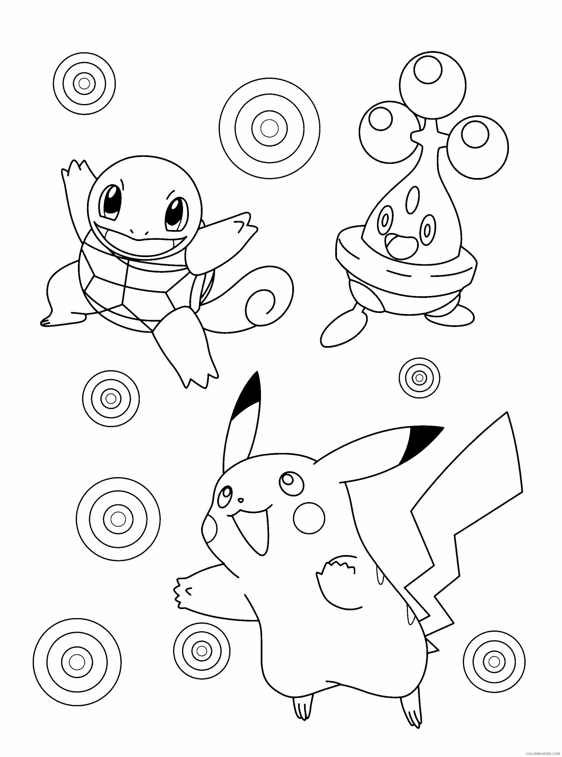 Pokemon Diamond Pearl Coloring Pages Anime pokemon diamond pearl 145 Printable 2021 631 Coloring4free