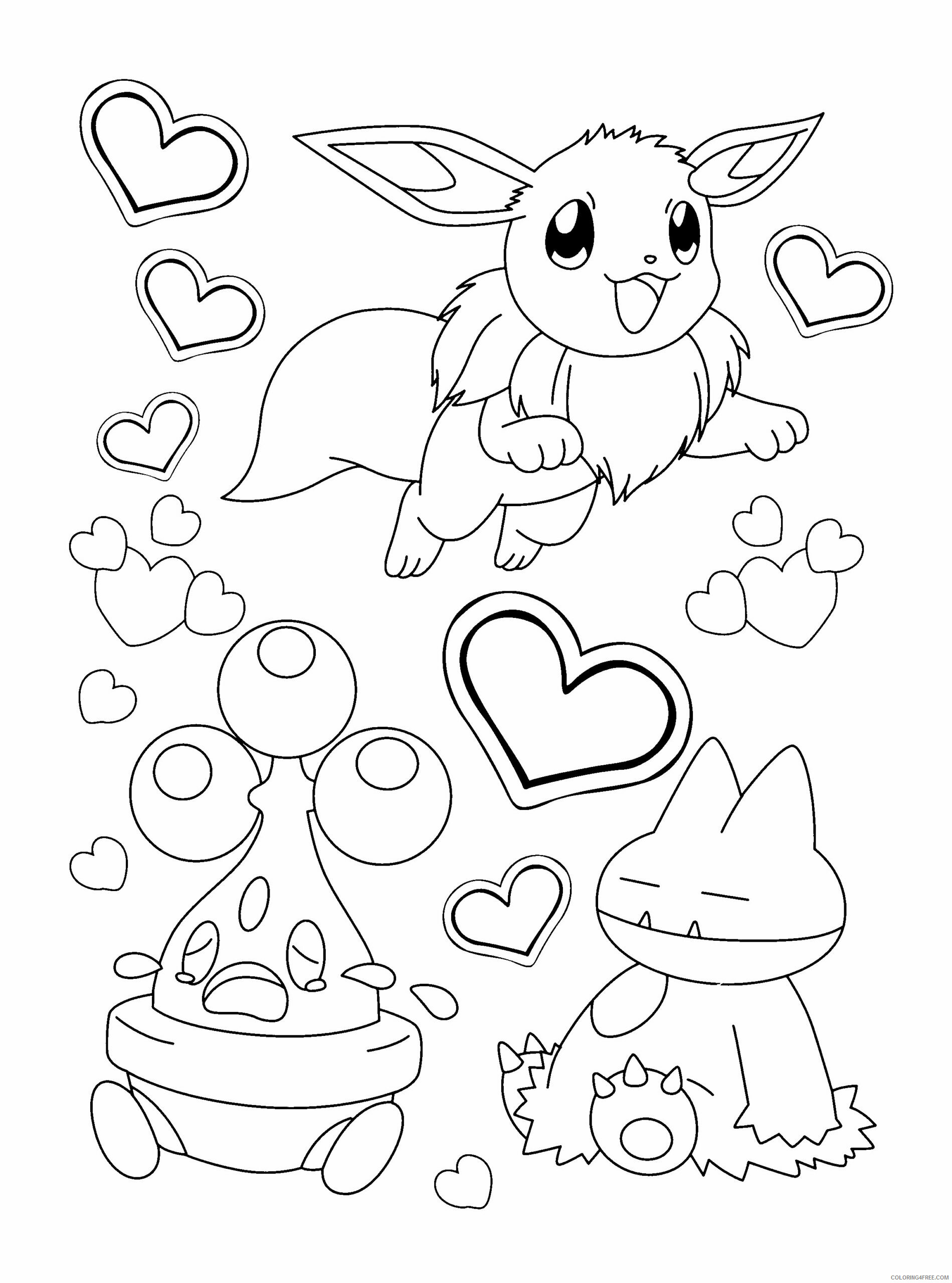 Pokemon Diamond Pearl Coloring Pages Anime pokemon diamond pearl 147 Printable 2021 633 Coloring4free