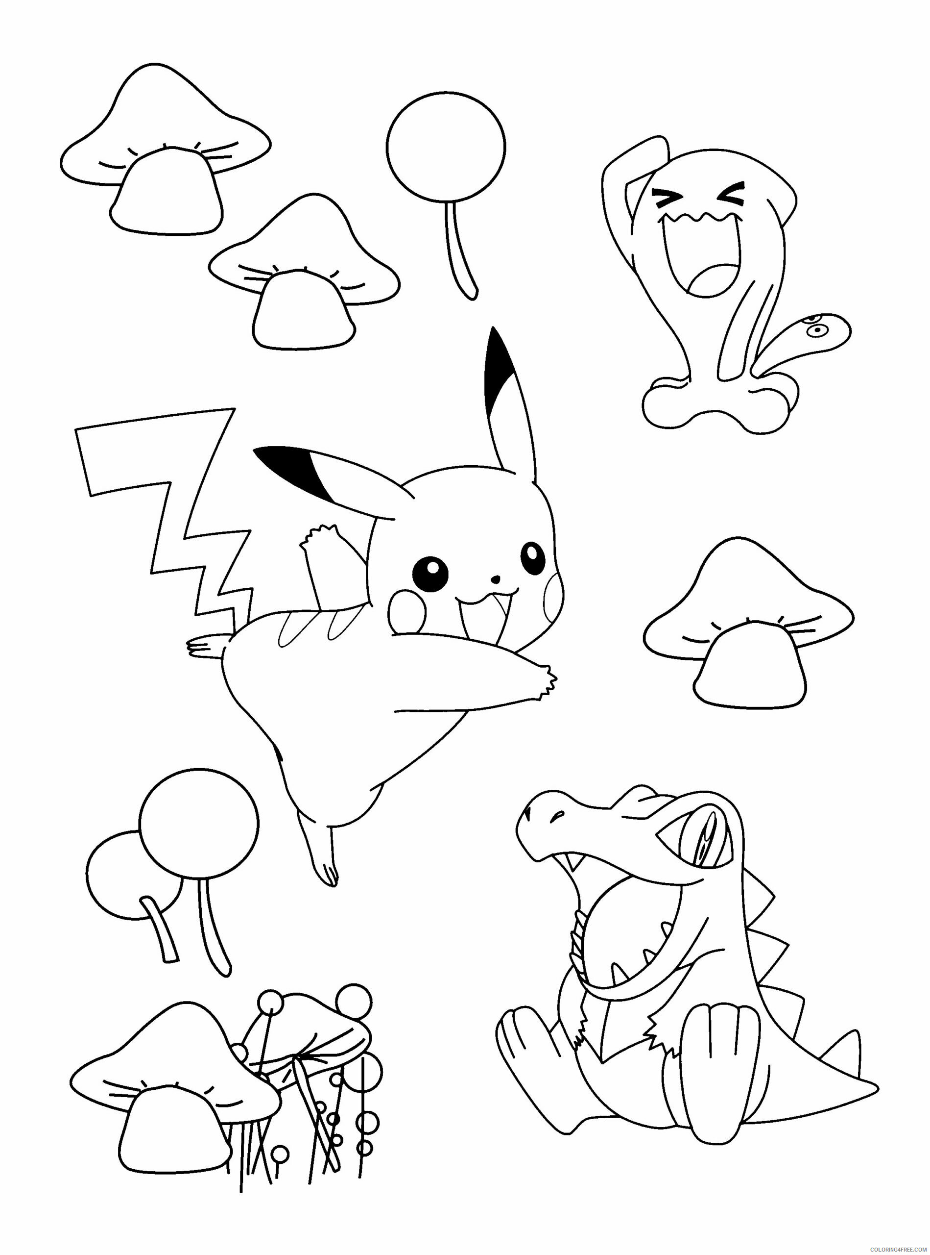 Pokemon Diamond Pearl Coloring Pages Anime pokemon diamond pearl 156 Printable 2021 643 Coloring4free