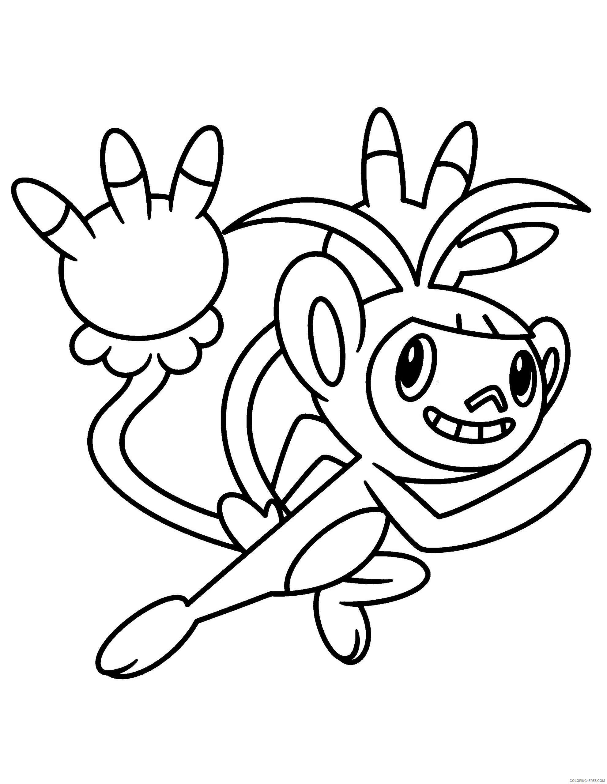 Pokemon Diamond Pearl Coloring Pages Anime pokemon diamond pearl 174 Printable 2021 662 Coloring4free