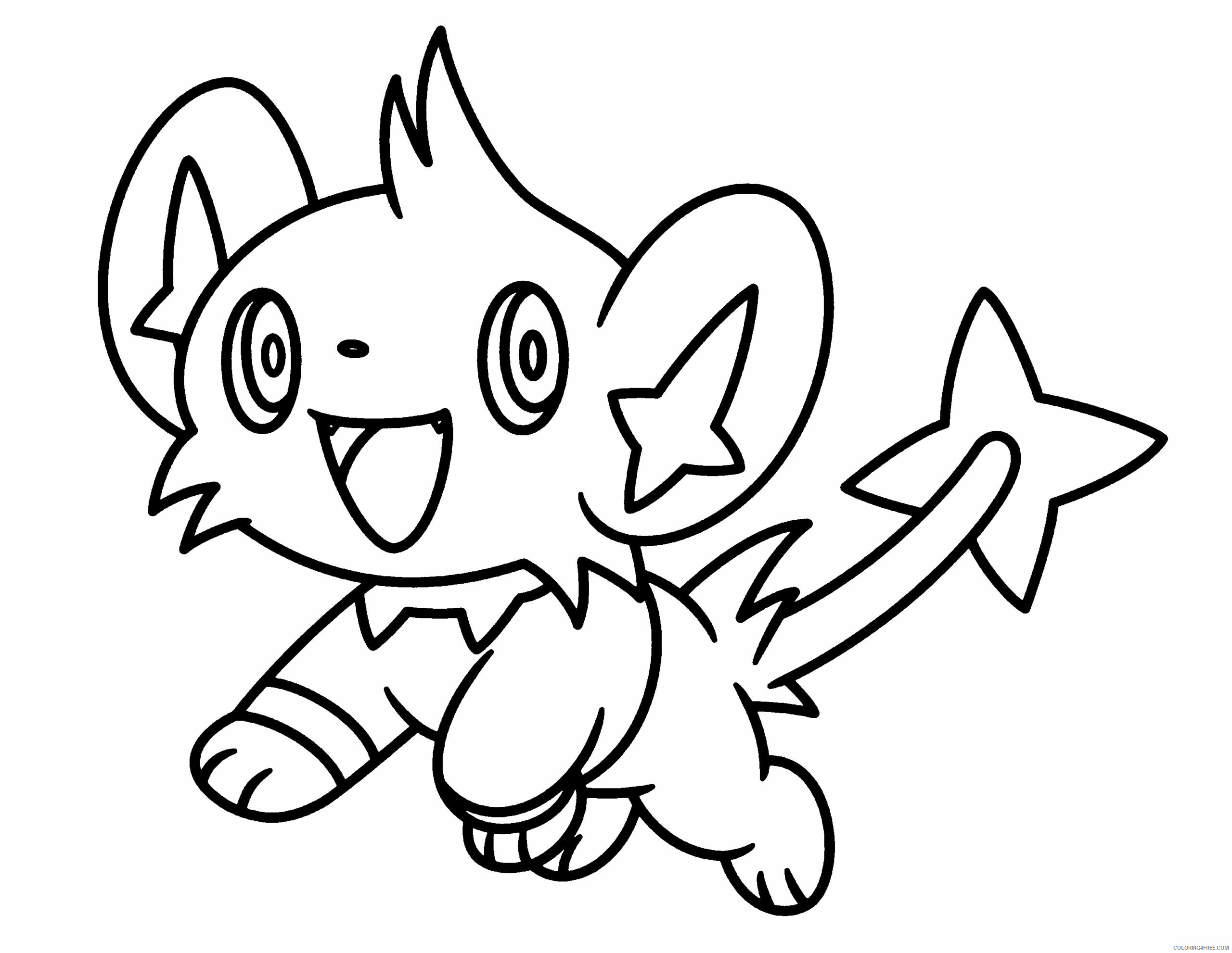 Pokemon Diamond Pearl Coloring Pages Anime pokemon diamond pearl 185 Printable 2021 674 Coloring4free
