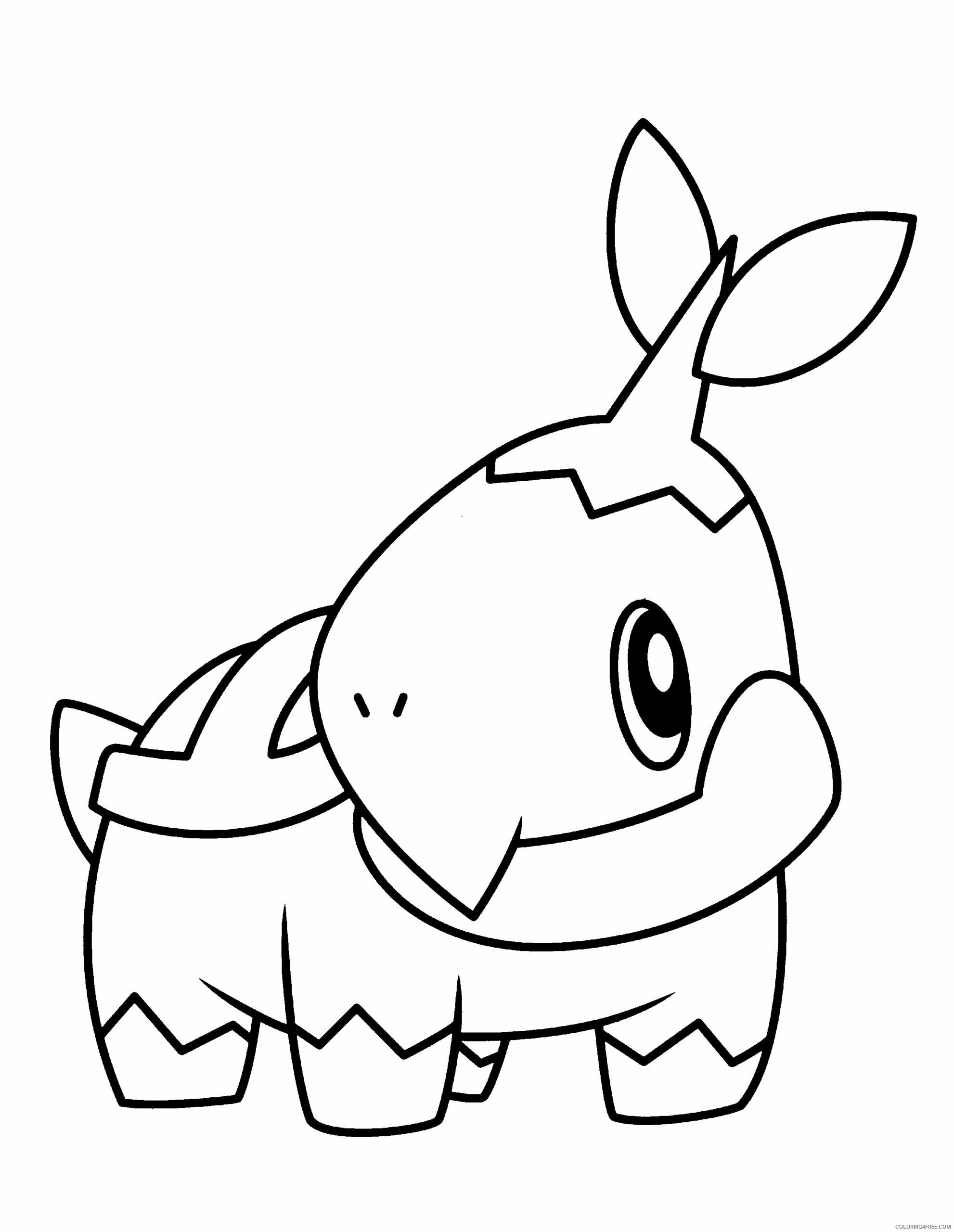 Pokemon Diamond Pearl Coloring Pages Anime pokemon diamond pearl 187 Printable 2021 676 Coloring4free