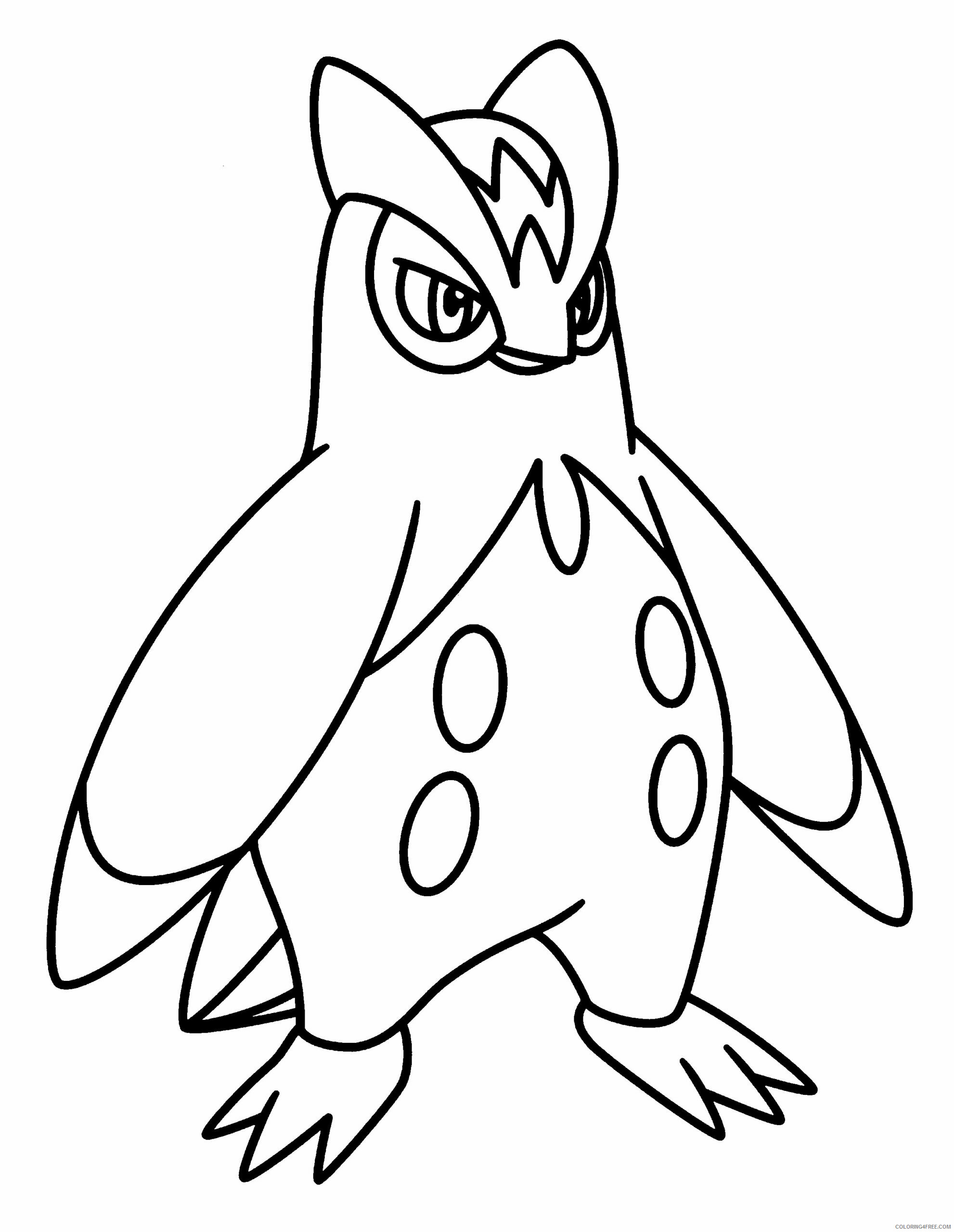 Pokemon Diamond Pearl Coloring Pages Anime pokemon diamond pearl 192 Printable 2021 682 Coloring4free
