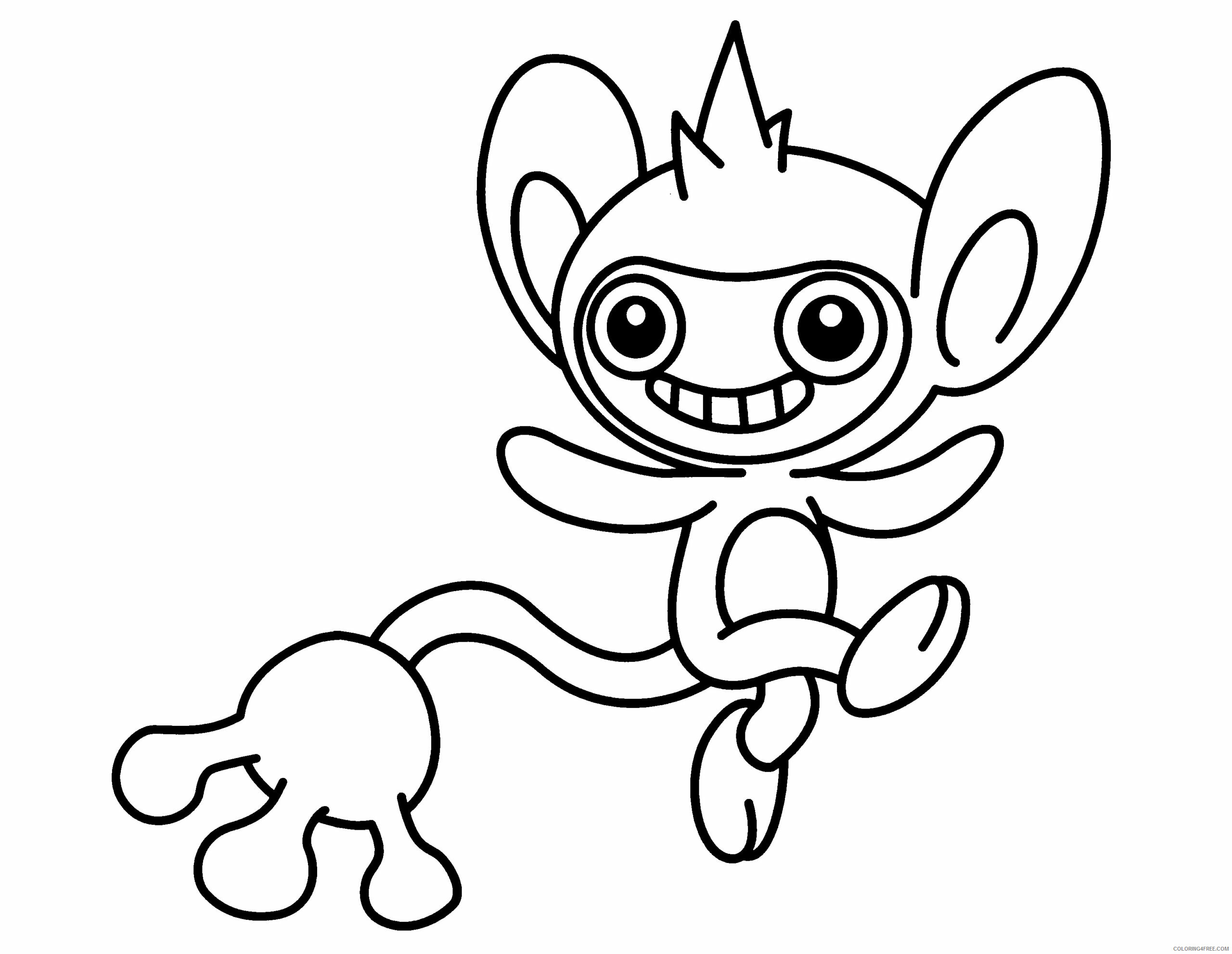 Pokemon Diamond Pearl Coloring Pages Anime pokemon diamond pearl 217 Printable 2021 710 Coloring4free