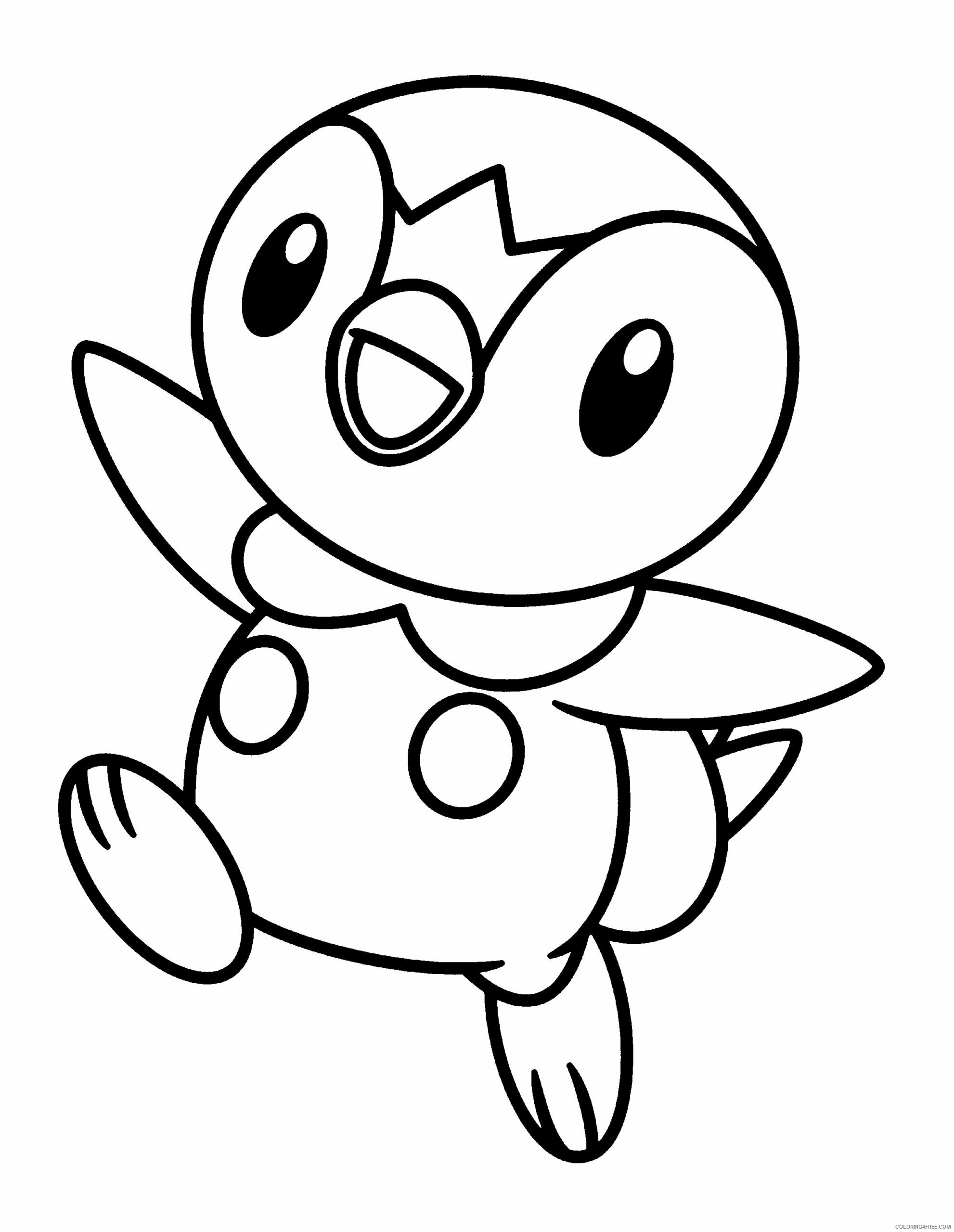 Pokemon Diamond Pearl Coloring Pages Anime pokemon diamond pearl 244 Printable 2021 740 Coloring4free