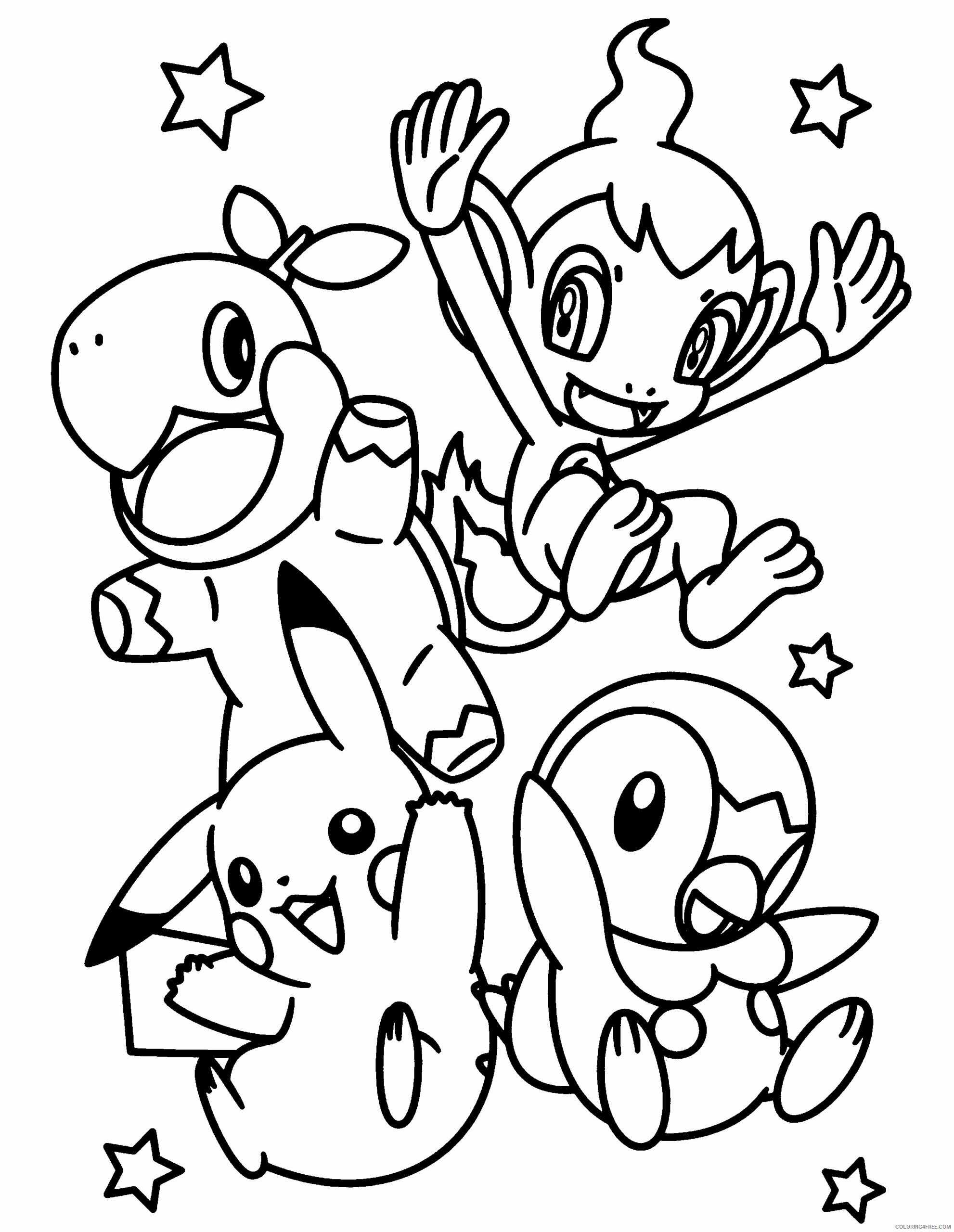 Pokemon Diamond Pearl Coloring Pages Anime pokemon diamond pearl 245 Printable 2021 741 Coloring4free