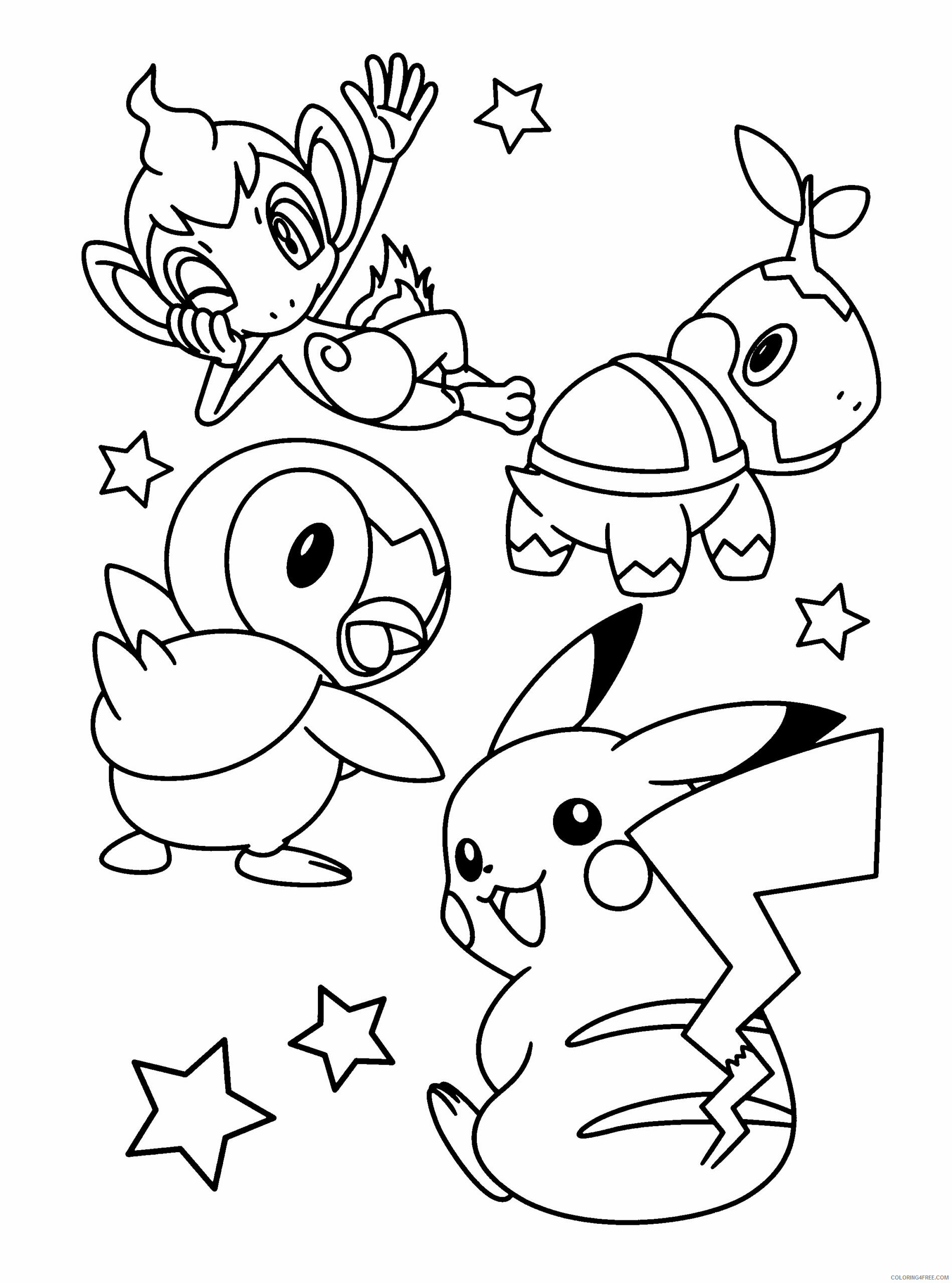 Pokemon Diamond Pearl Coloring Pages Anime pokemon diamond pearl 246 Printable 2021 742 Coloring4free