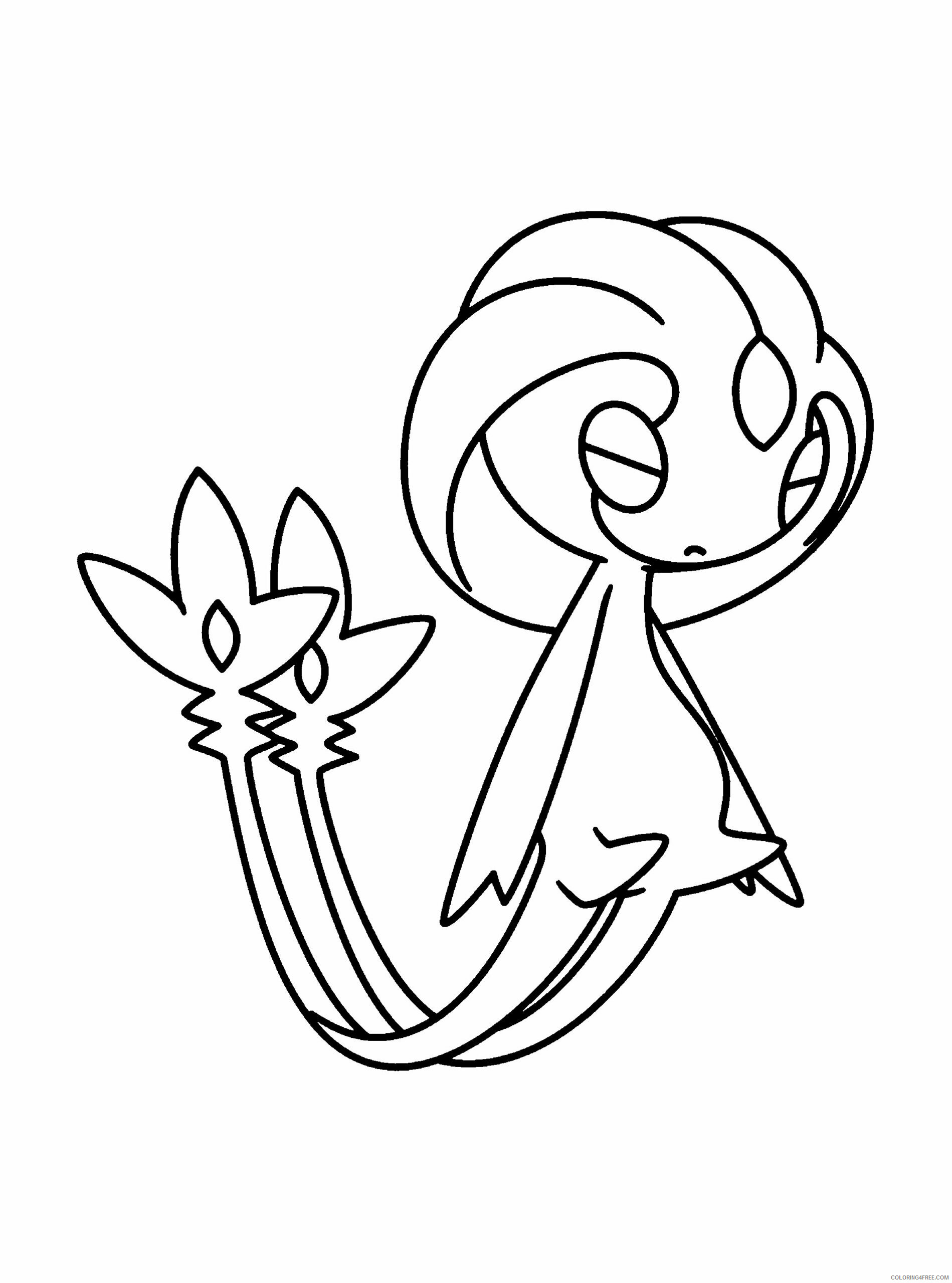 Pokemon Diamond Pearl Coloring Pages Anime pokemon diamond pearl 251 Printable 2021 748 Coloring4free