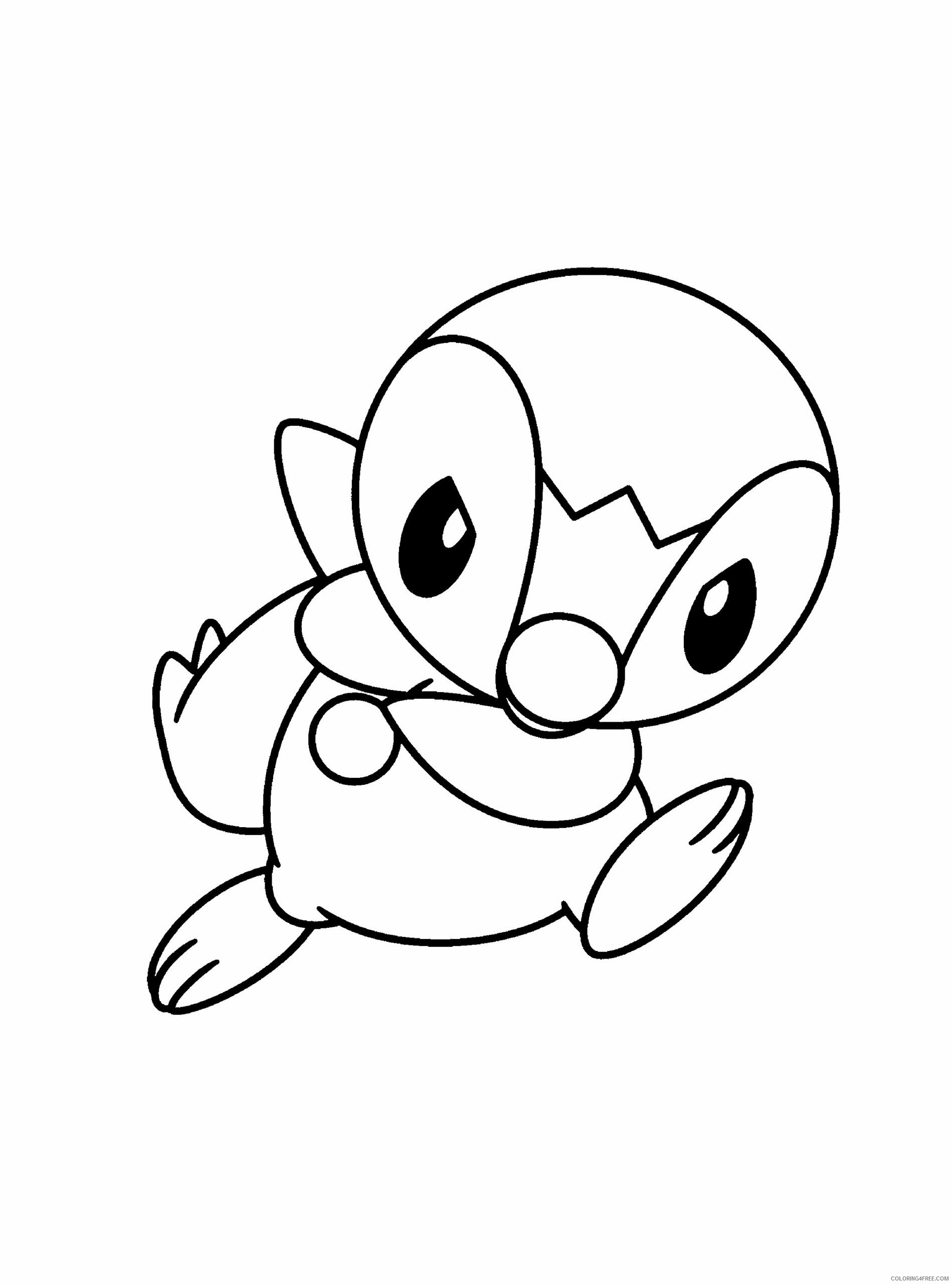 Pokemon Diamond Pearl Coloring Pages Anime pokemon diamond pearl 269 Printable 2021 765 Coloring4free