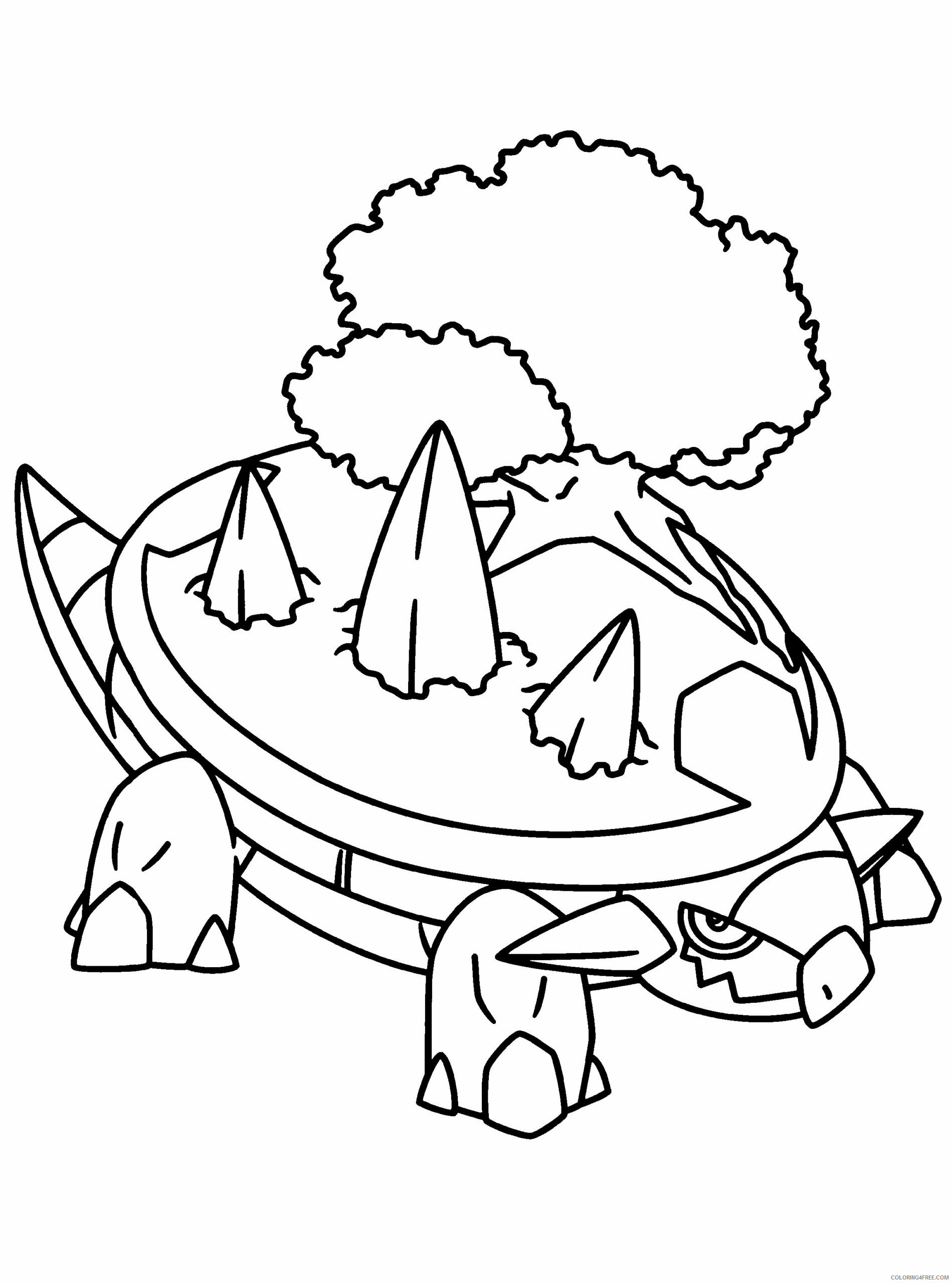 Pokemon Diamond Pearl Coloring Pages Anime pokemon diamond pearl 271 Printable 2021 768 Coloring4free