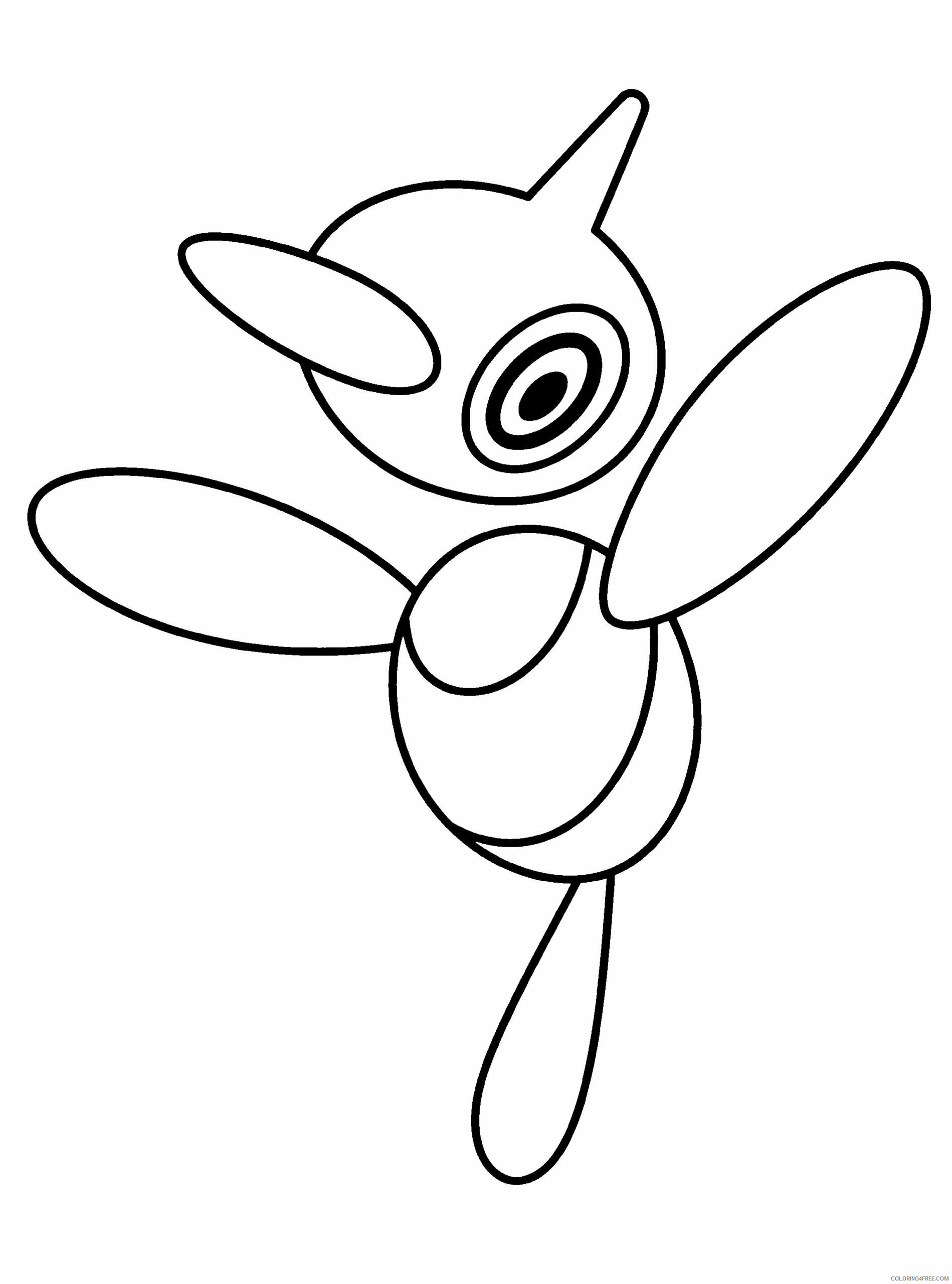 Pokemon Diamond Pearl Coloring Pages Anime pokemon diamond pearl 286 Printable 2021 783 Coloring4free