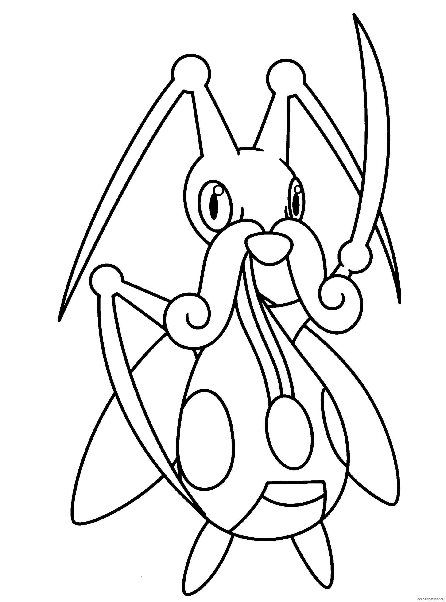 Pokemon Diamond Pearl Coloring Pages Anime pokemon diamond pearl 289 Printable 2021 785 Coloring4free
