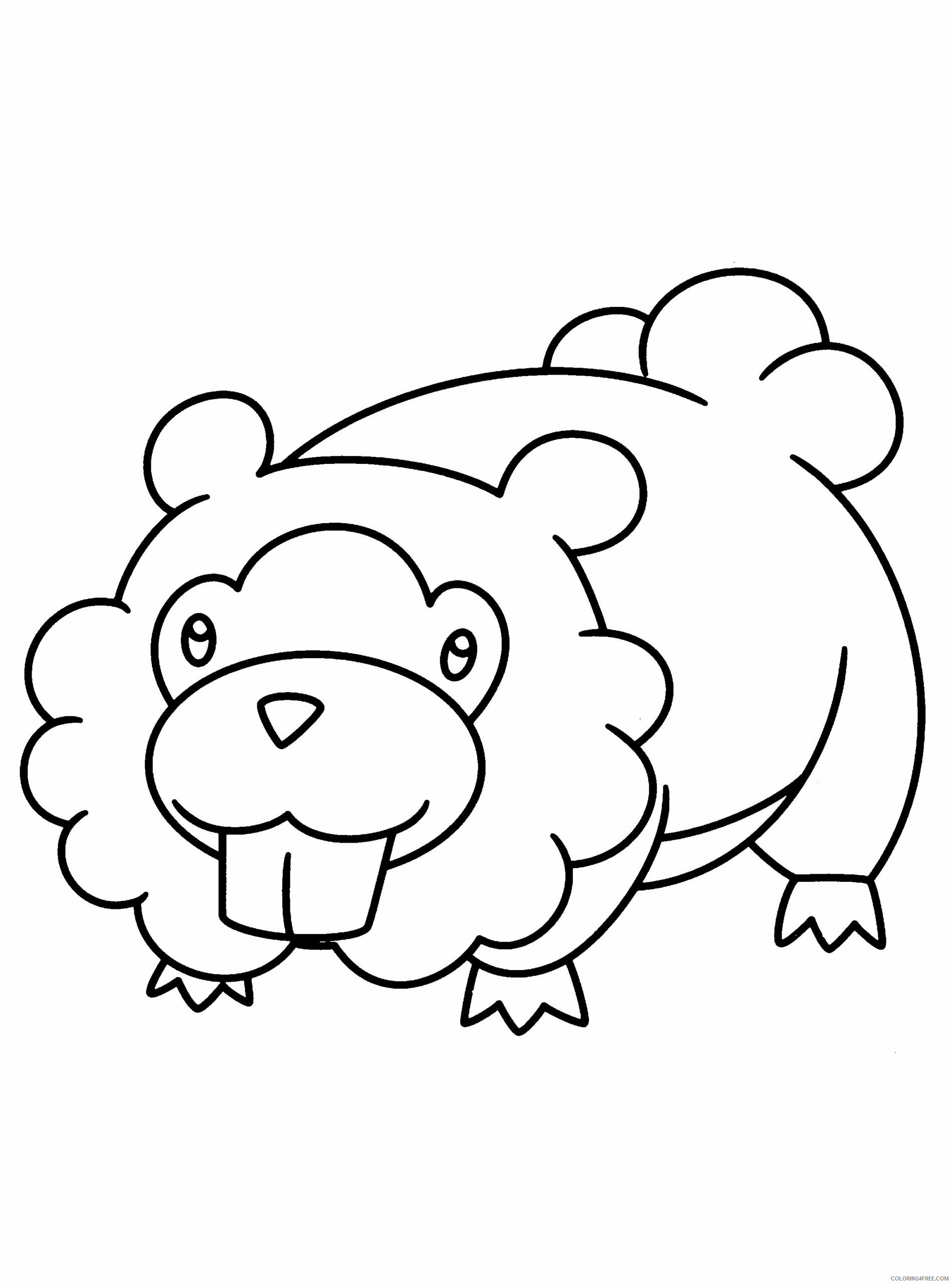 Pokemon Diamond Pearl Coloring Pages Anime pokemon diamond pearl 328 Printable 2021 826 Coloring4free