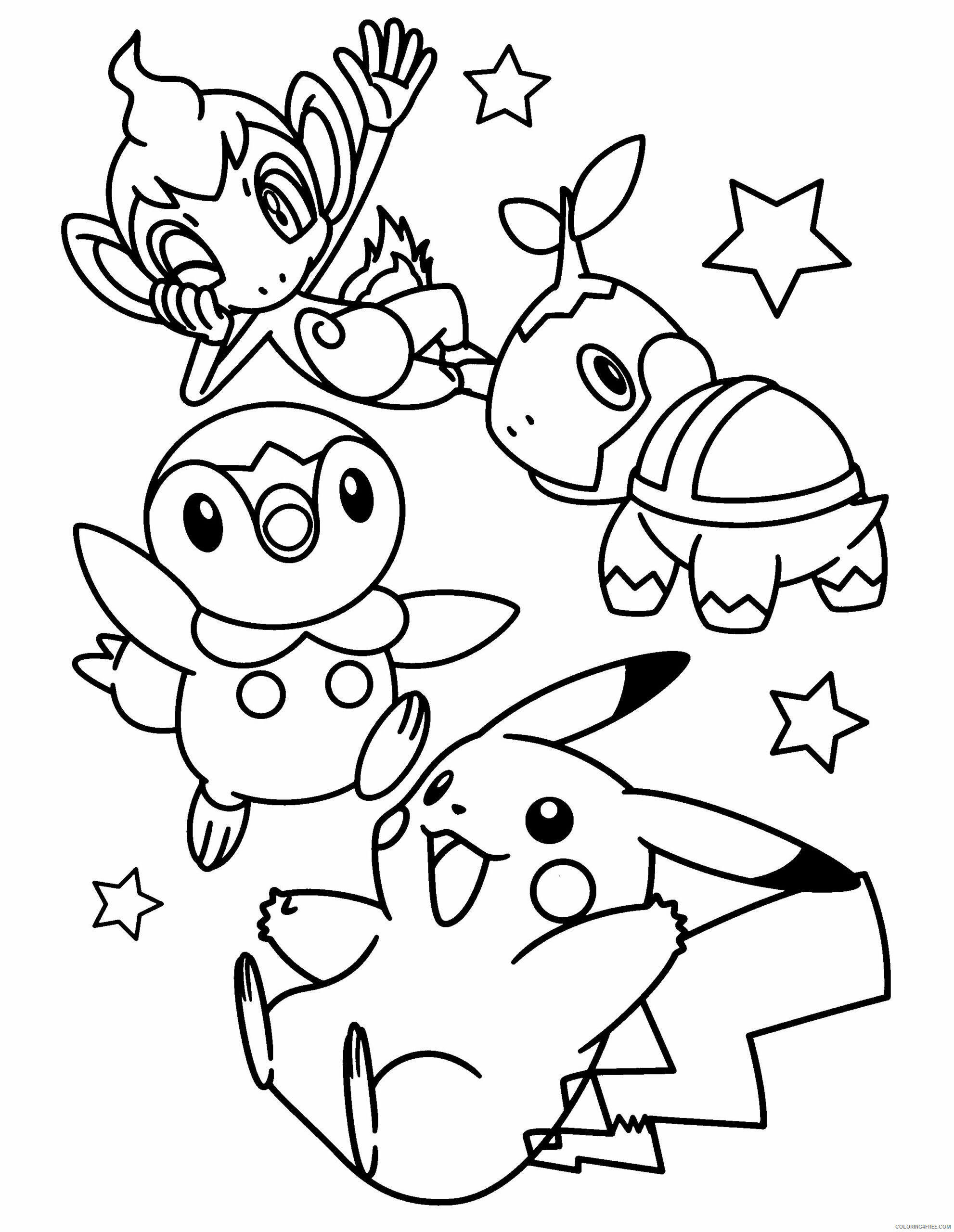 Pokemon Diamond Pearl Coloring Pages Anime pokemon diamond pearl 338 Printable 2021 837 Coloring4free