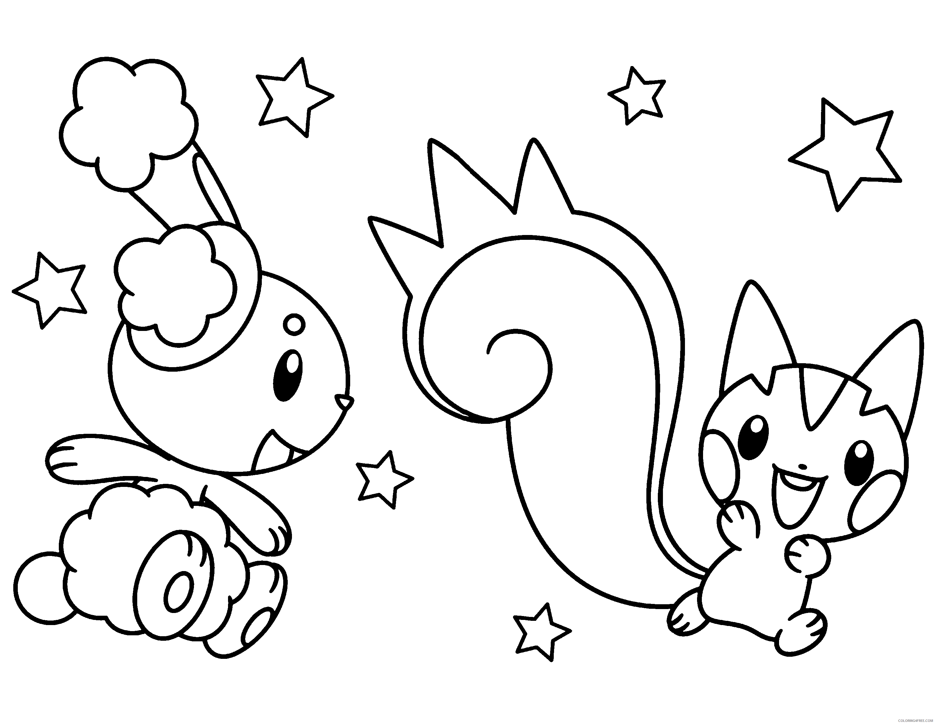Pokemon Diamond Pearl Coloring Pages Anime pokemon diamond pearl 34 Printable 2021 839 Coloring4free