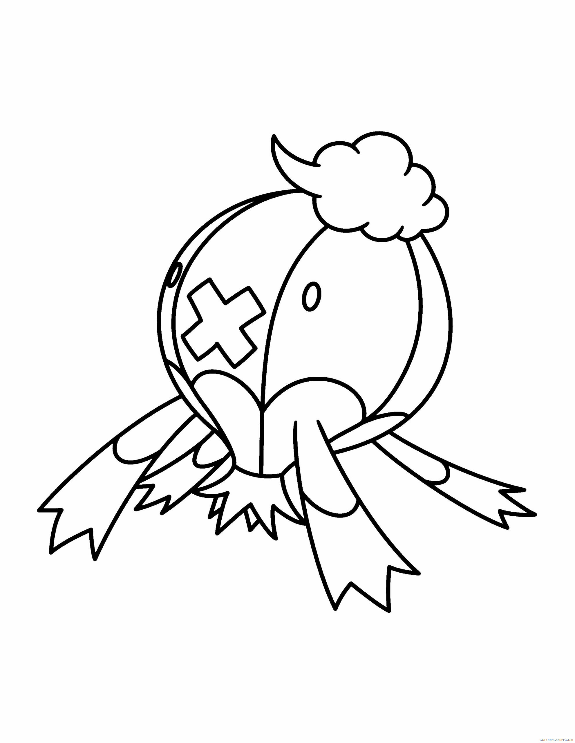 Pokemon Diamond Pearl Coloring Pages Anime pokemon diamond pearl 341 Printable 2021 841 Coloring4free