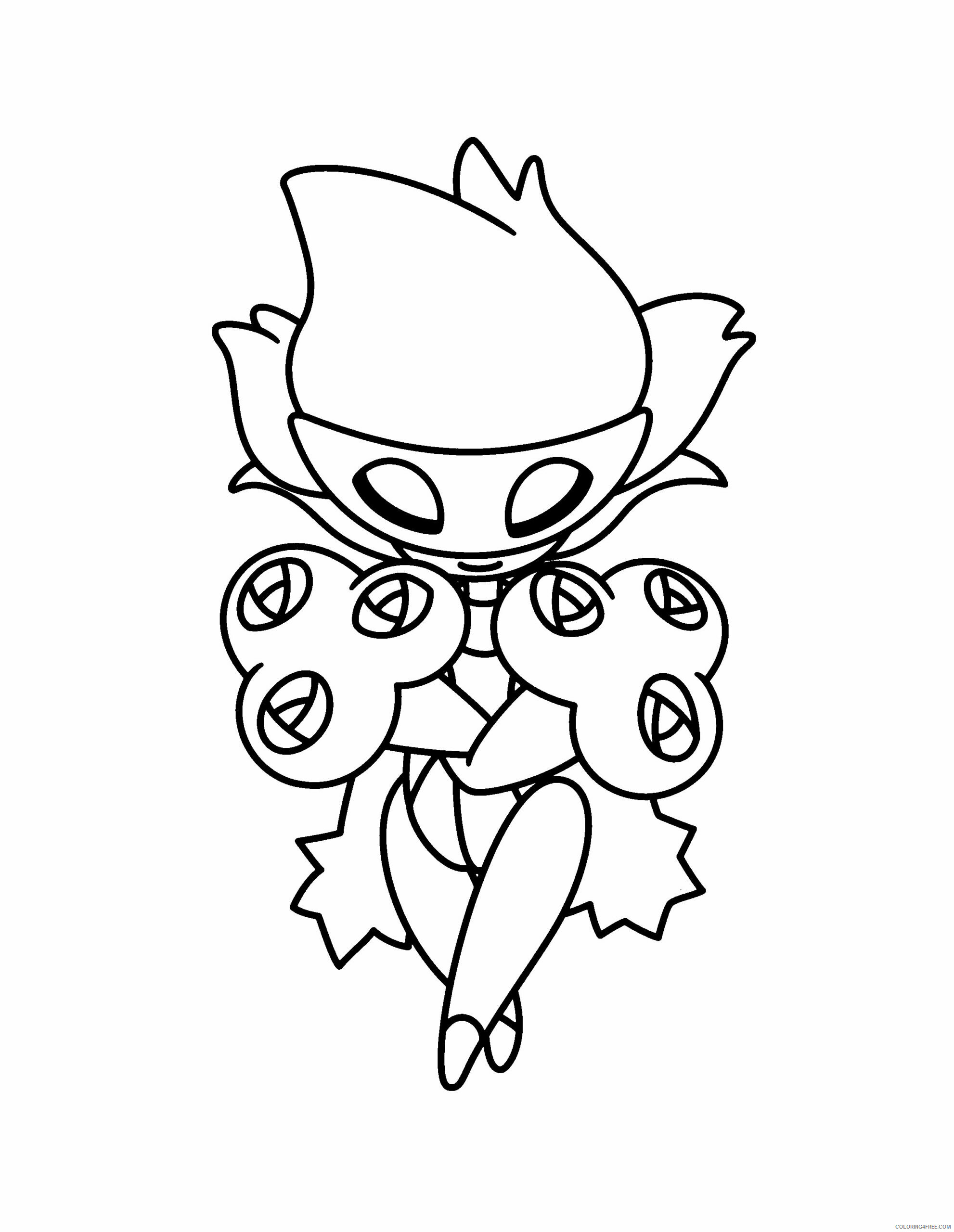 Pokemon Diamond Pearl Coloring Pages Anime pokemon diamond pearl 342 Printable 2021 842 Coloring4free