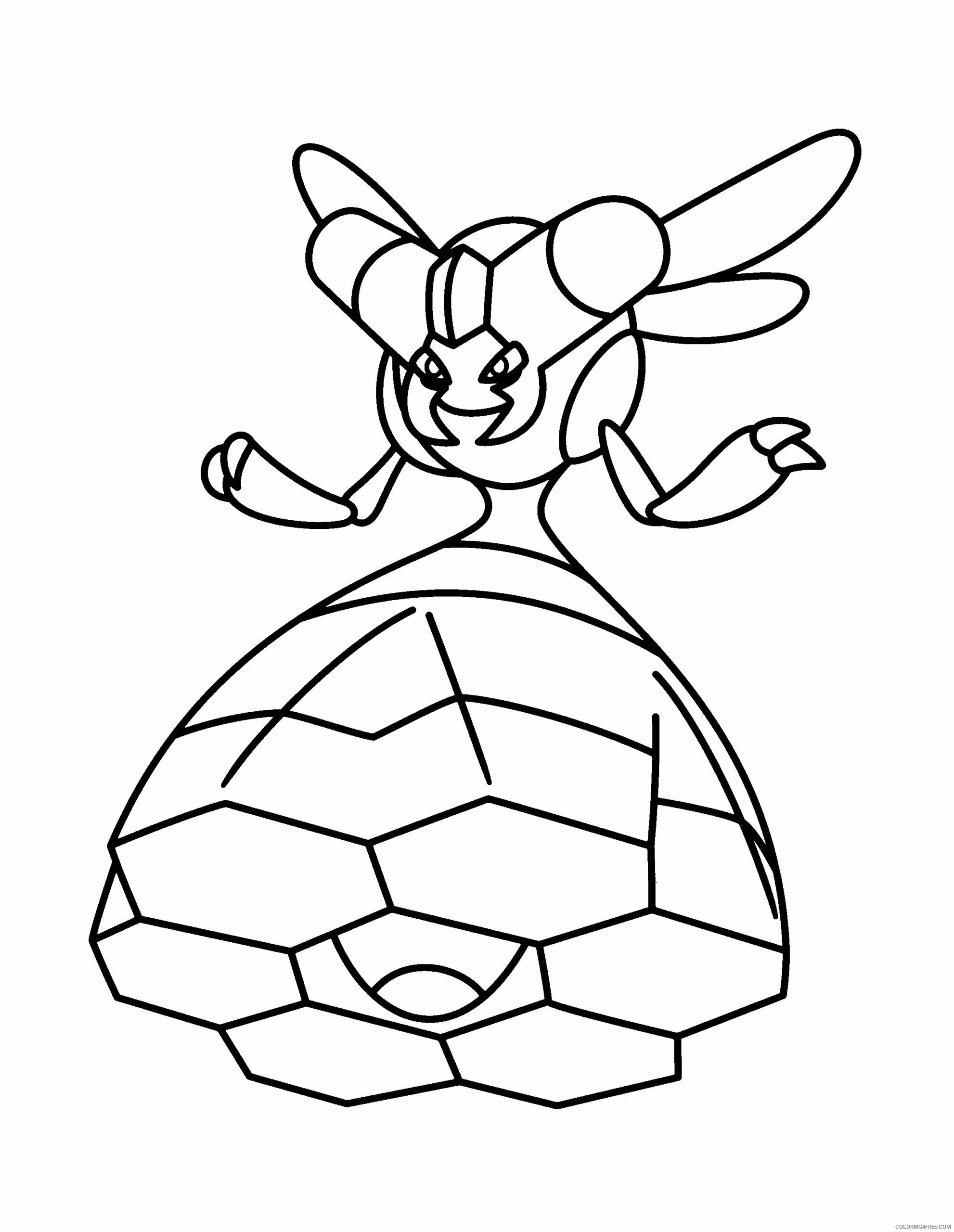 Pokemon Diamond Pearl Coloring Pages Anime pokemon diamond pearl 344 Printable 2021 844 Coloring4free