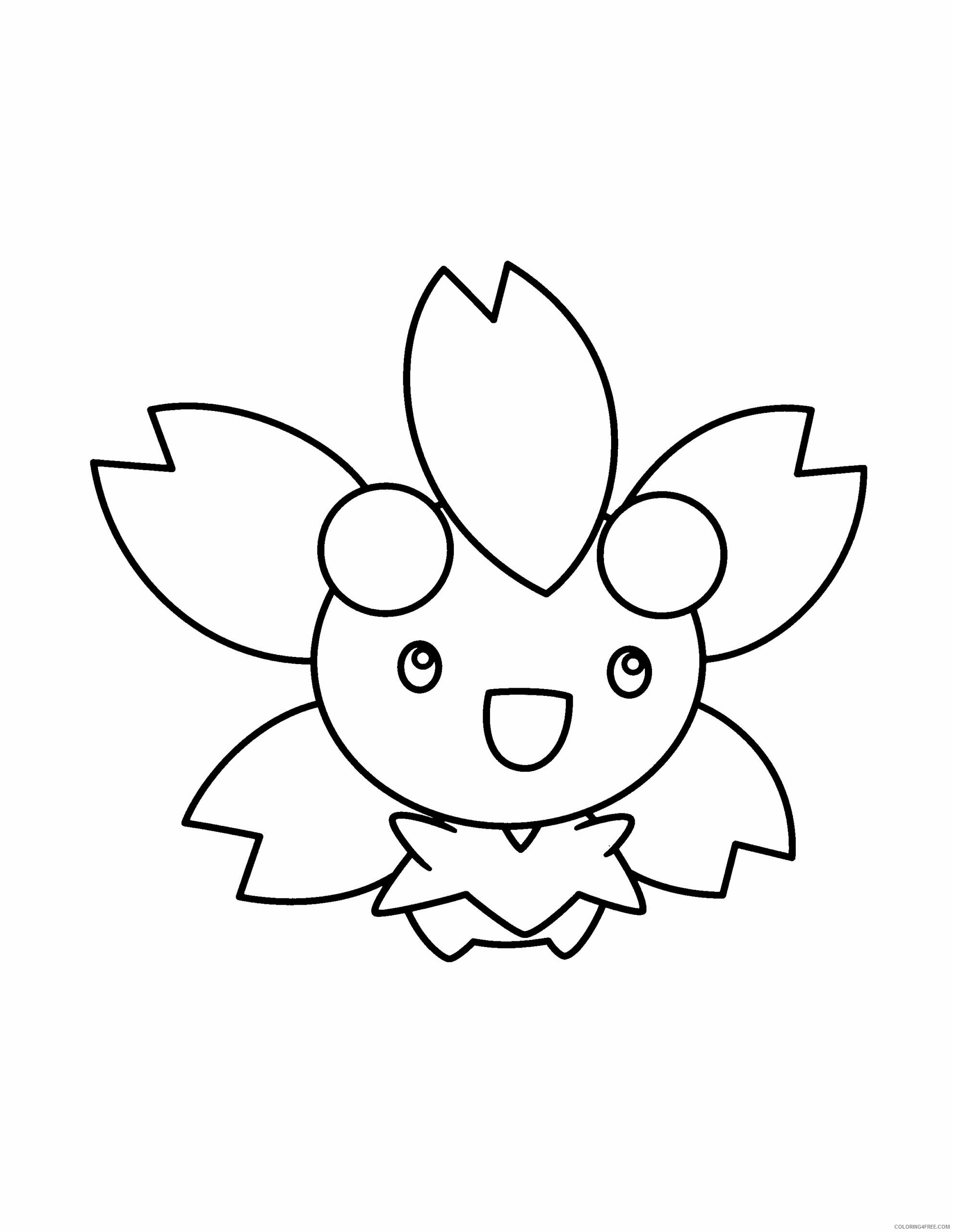 Pokemon Diamond Pearl Coloring Pages Anime pokemon diamond pearl 347 Printable 2021 847 Coloring4free