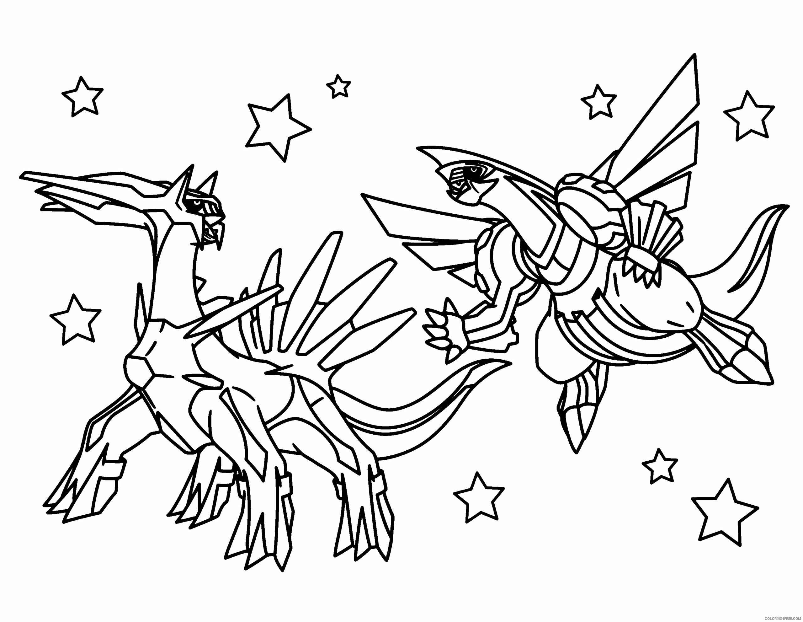 Pokemon Diamond Pearl Coloring Pages Anime pokemon diamond pearl 351 Printable 2021 852 Coloring4free