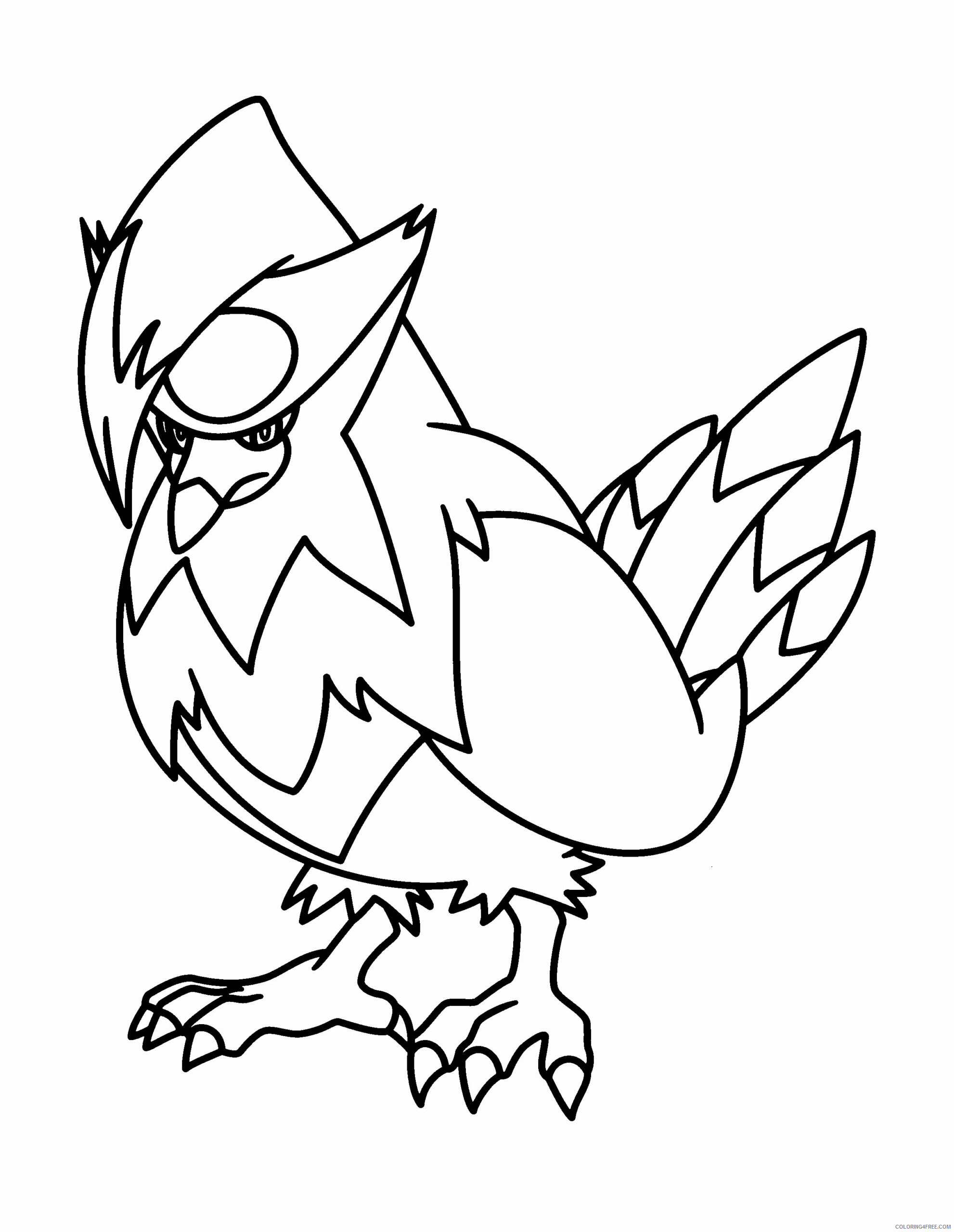 Pokemon Diamond Pearl Coloring Pages Anime pokemon diamond pearl 360 Printable 2021 860 Coloring4free