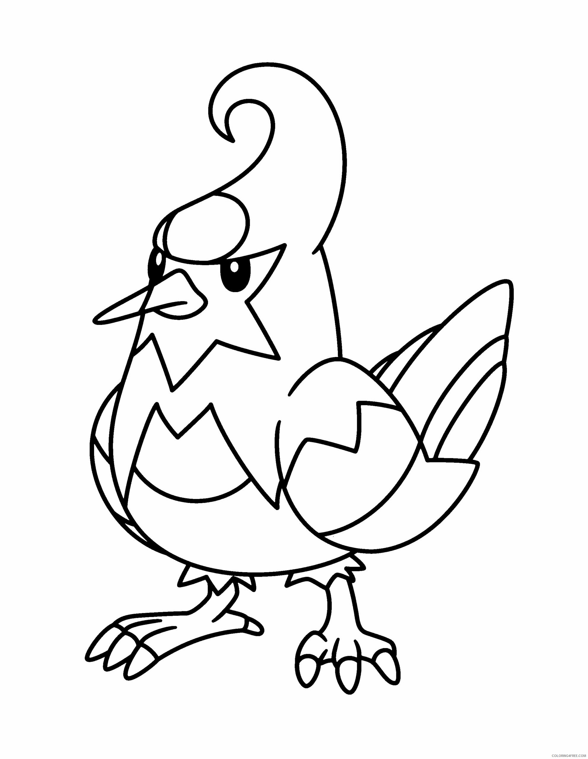 Pokemon Diamond Pearl Coloring Pages Anime pokemon diamond pearl 361 Printable 2021 861 Coloring4free