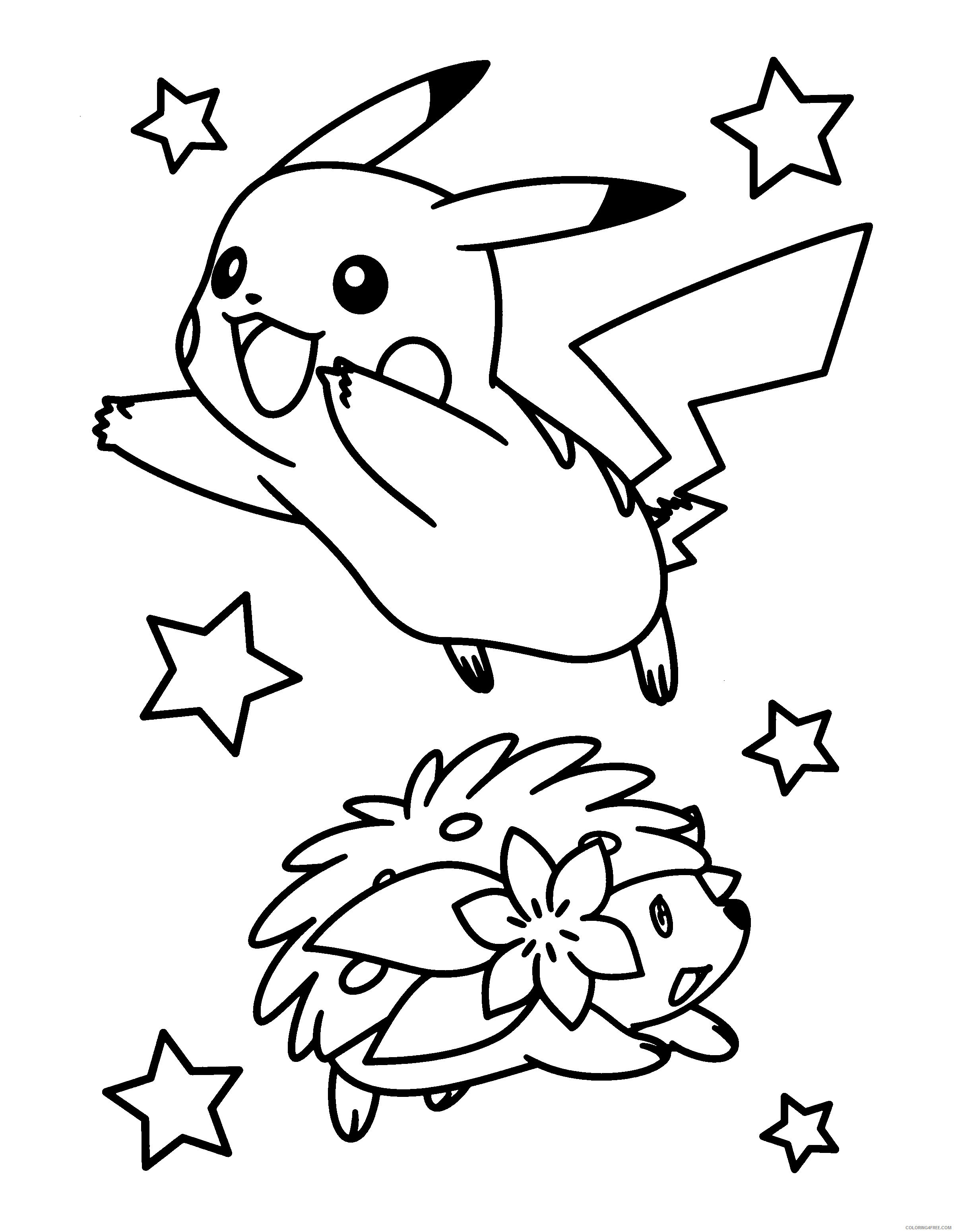 Pokemon Diamond Pearl Coloring Pages Anime pokemon diamond pearl 43 Printable 2021 874 Coloring4free