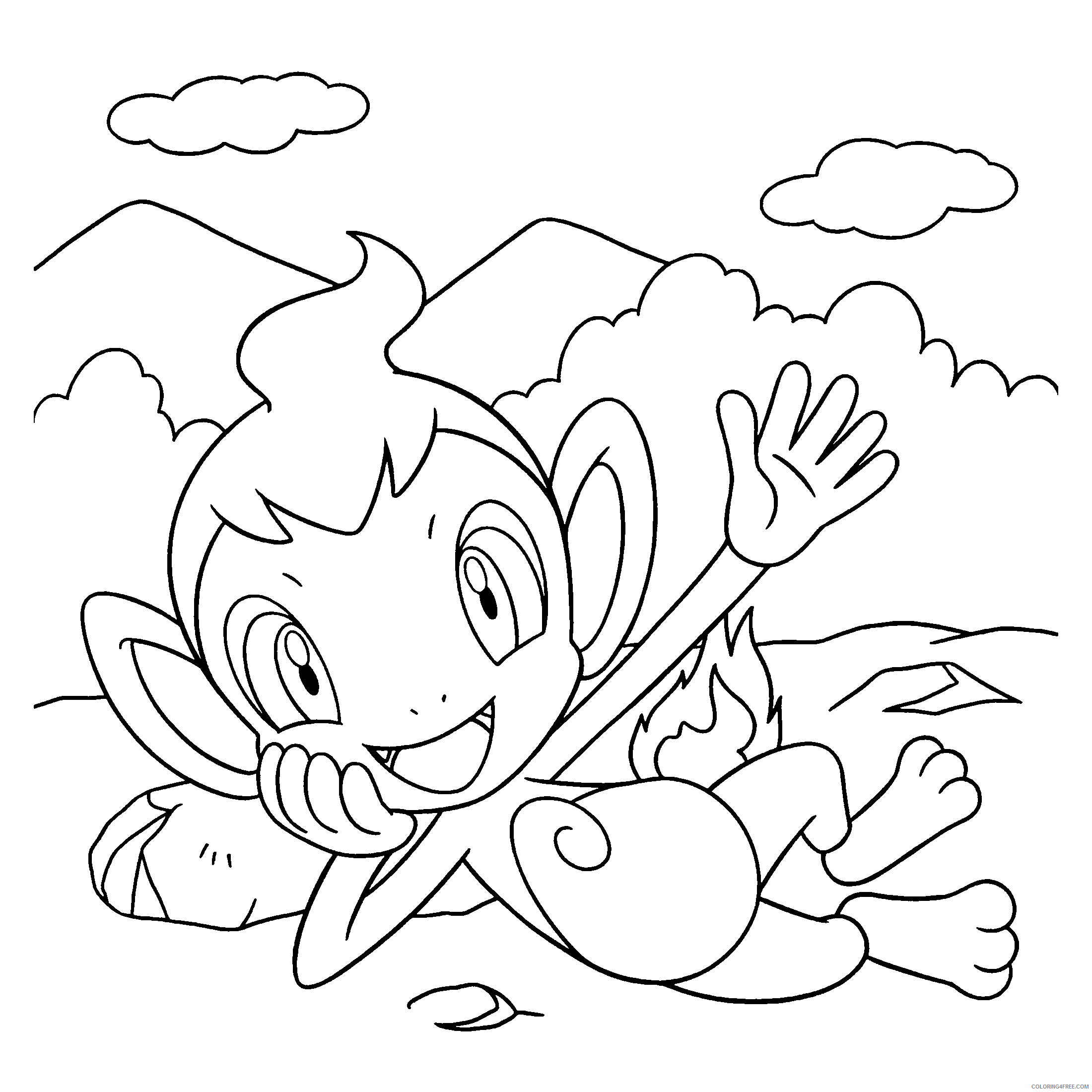 Pokemon Diamond Pearl Coloring Pages Anime pokemon diamond pearl 92 Printable 2021 926 Coloring4free
