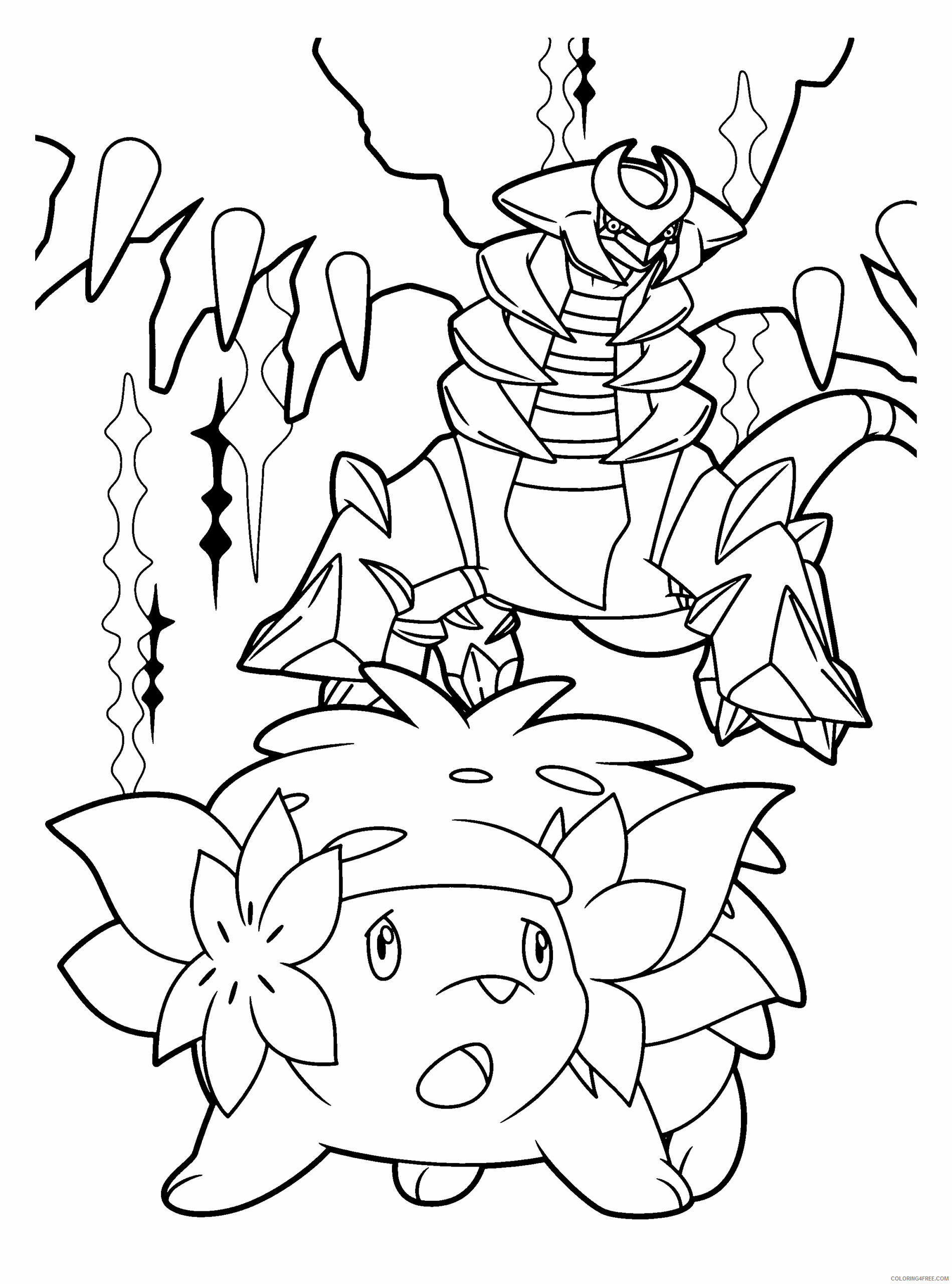 Pokemon Diamond and Pearl Coloring Pages Games Printable 2021 0863 Coloring4free