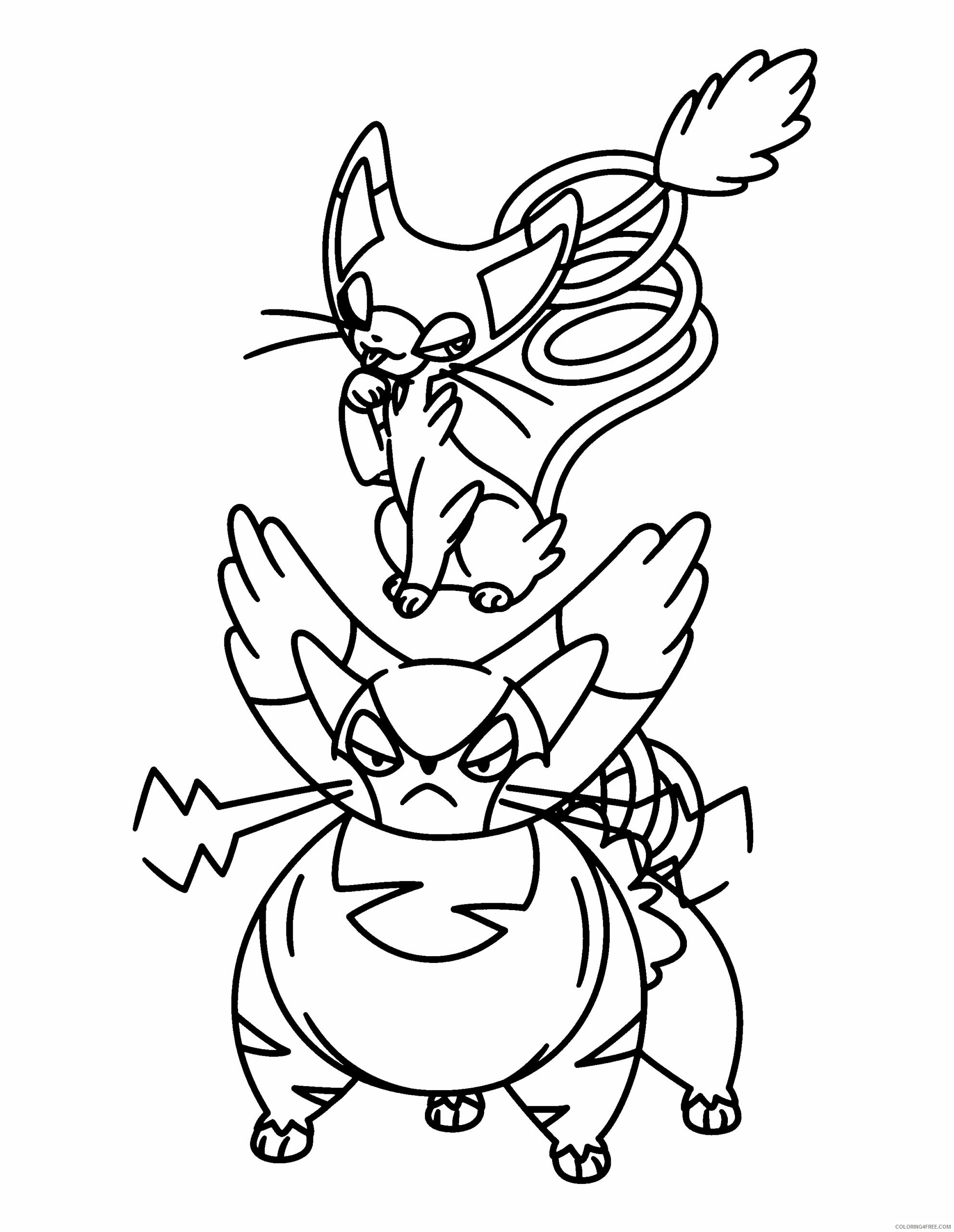 Pokemon Diamond and Pearl Coloring Pages Games Printable 2021 0888 Coloring4free