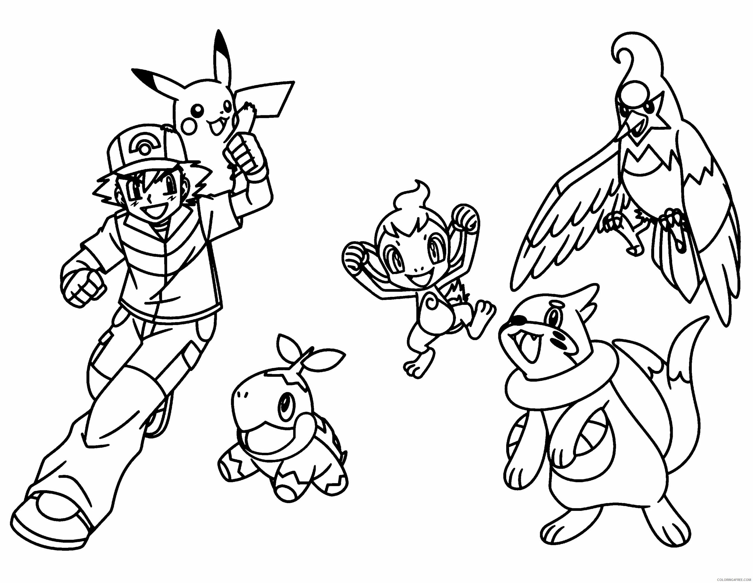 Pokemon Diamond and Pearl Coloring Pages Games Printable 2021 0892 Coloring4free