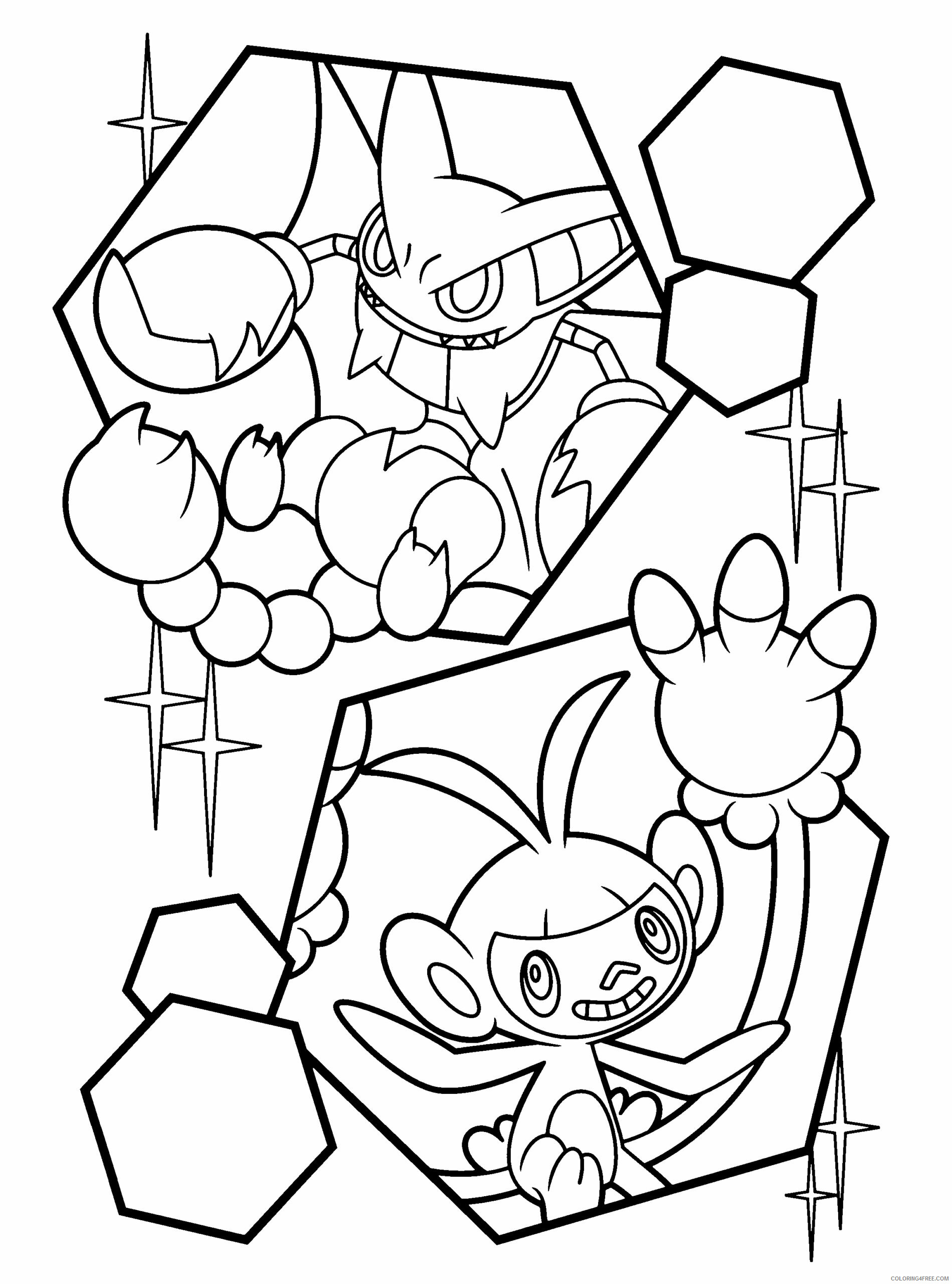 Pokemon Diamond and Pearl Coloring Pages Games Printable 2021 0900 Coloring4free