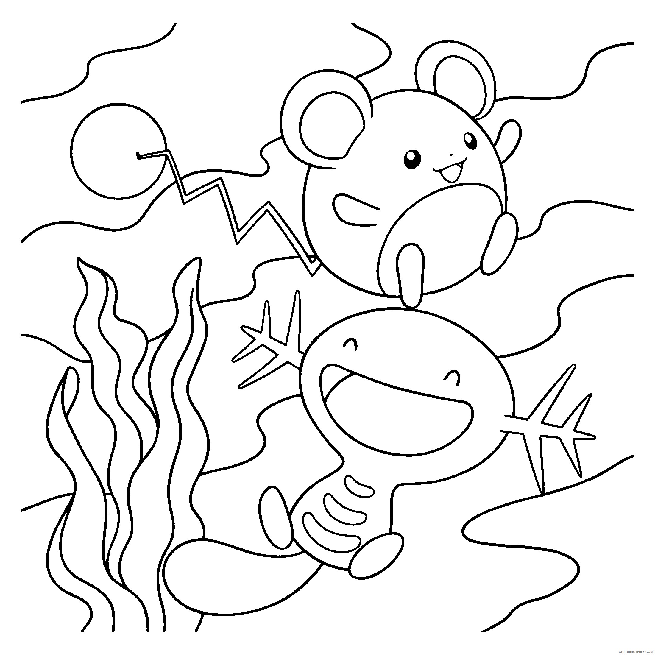 Pokemon Diamond and Pearl Coloring Pages Games Printable 2021 0902 Coloring4free