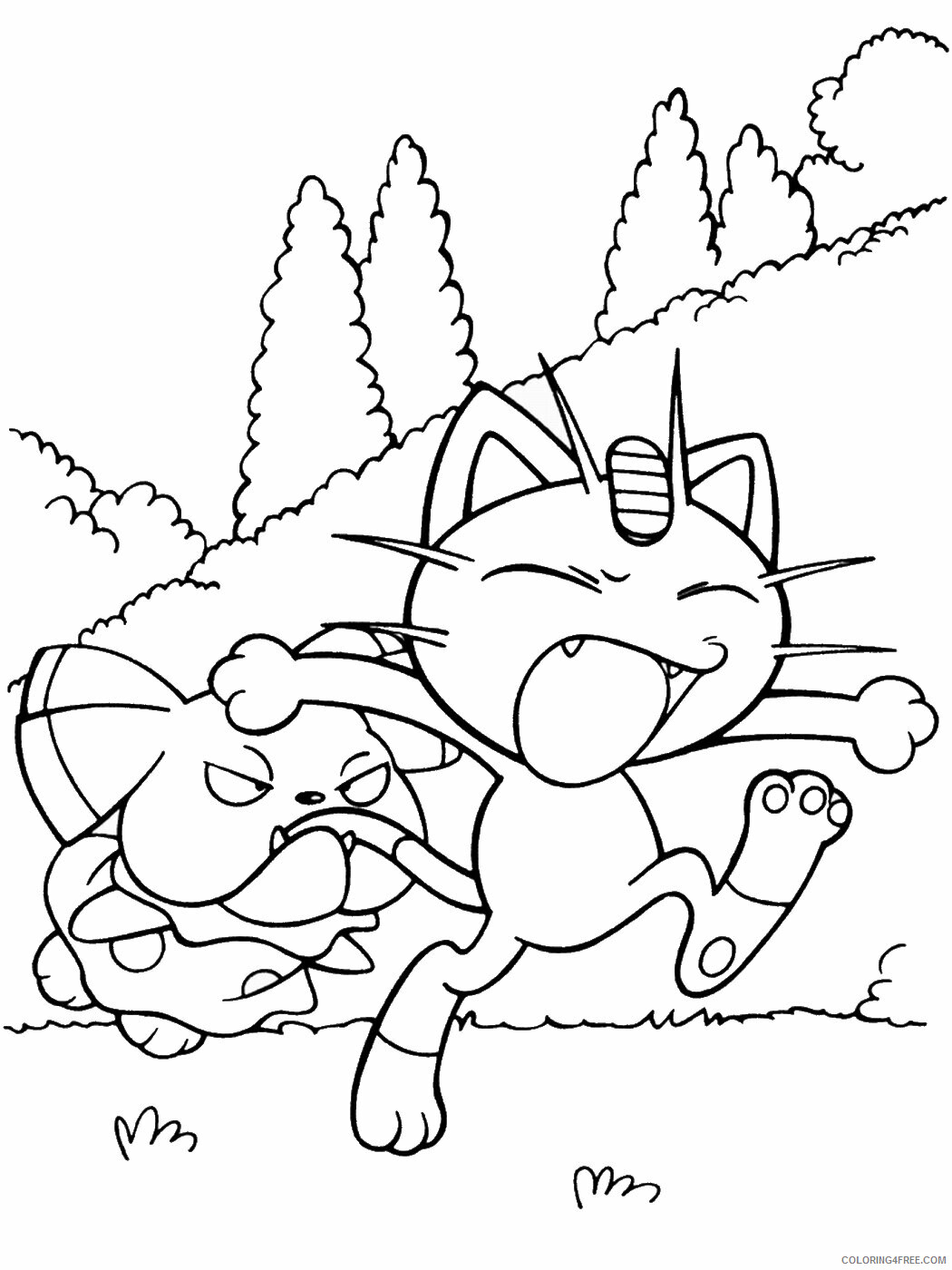 Pokemon Printable Coloring Pages Anime 2021 104 Coloring4free
