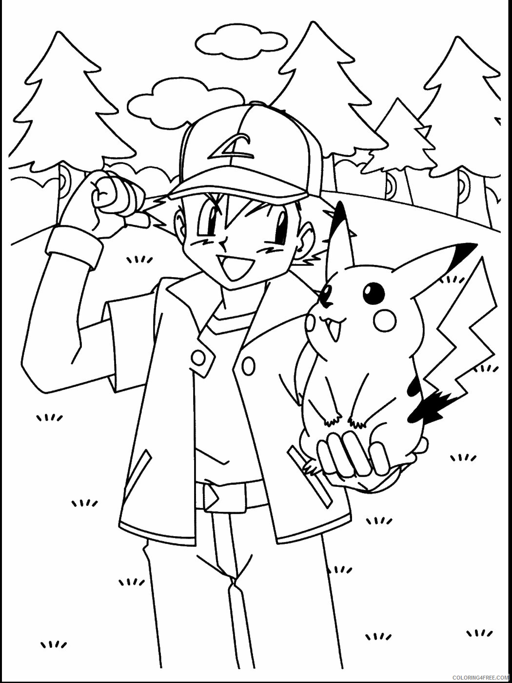 Pokemon Printable Coloring Pages Anime 2021 110 Coloring4free