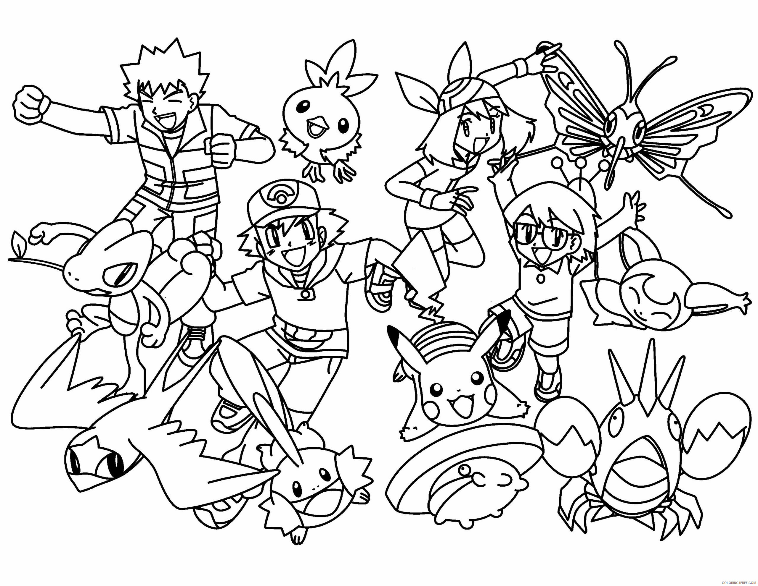 Pokemon Printable Coloring Pages Anime 2021 113 Coloring4free